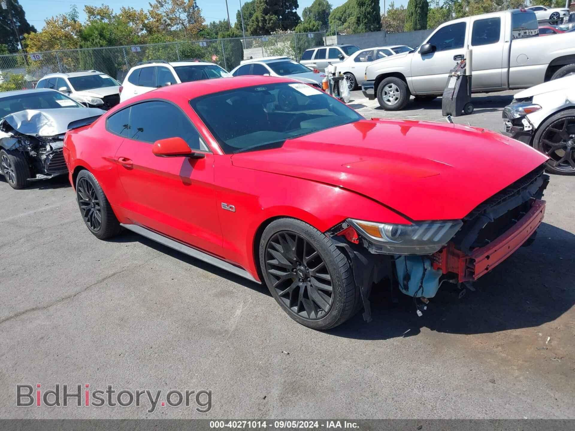 Фотография 1FA6P8CF9F5322741 - FORD MUSTANG 2015