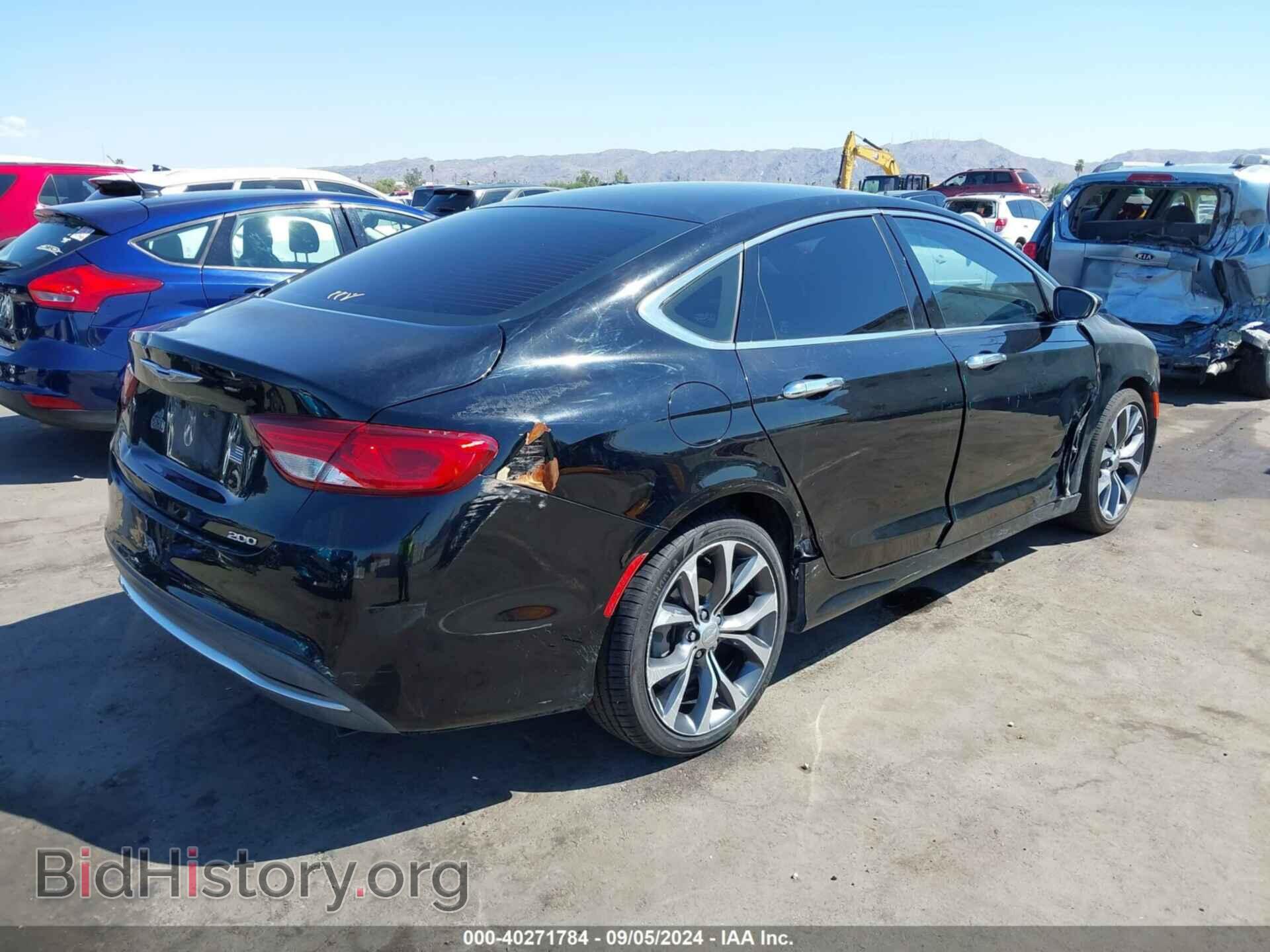 2015 CHRYSLER 200 - VIN: 1C3CCCAB1FN647433 - Фото 4