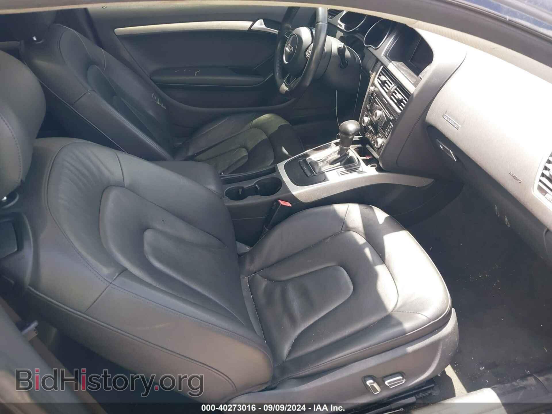 2013 AUDI A5 - VIN: WAULFAFR4DA002130 - Фото 5