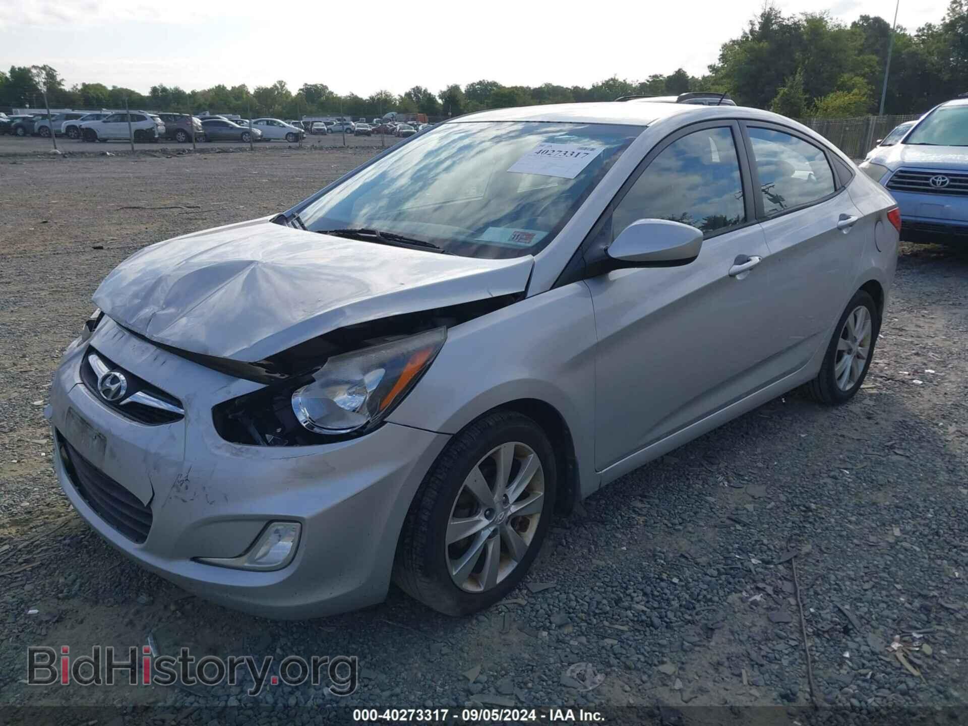 2012 HYUNDAI ACCENT - VIN: KMHCU4AE1CU114181 - Фото 2