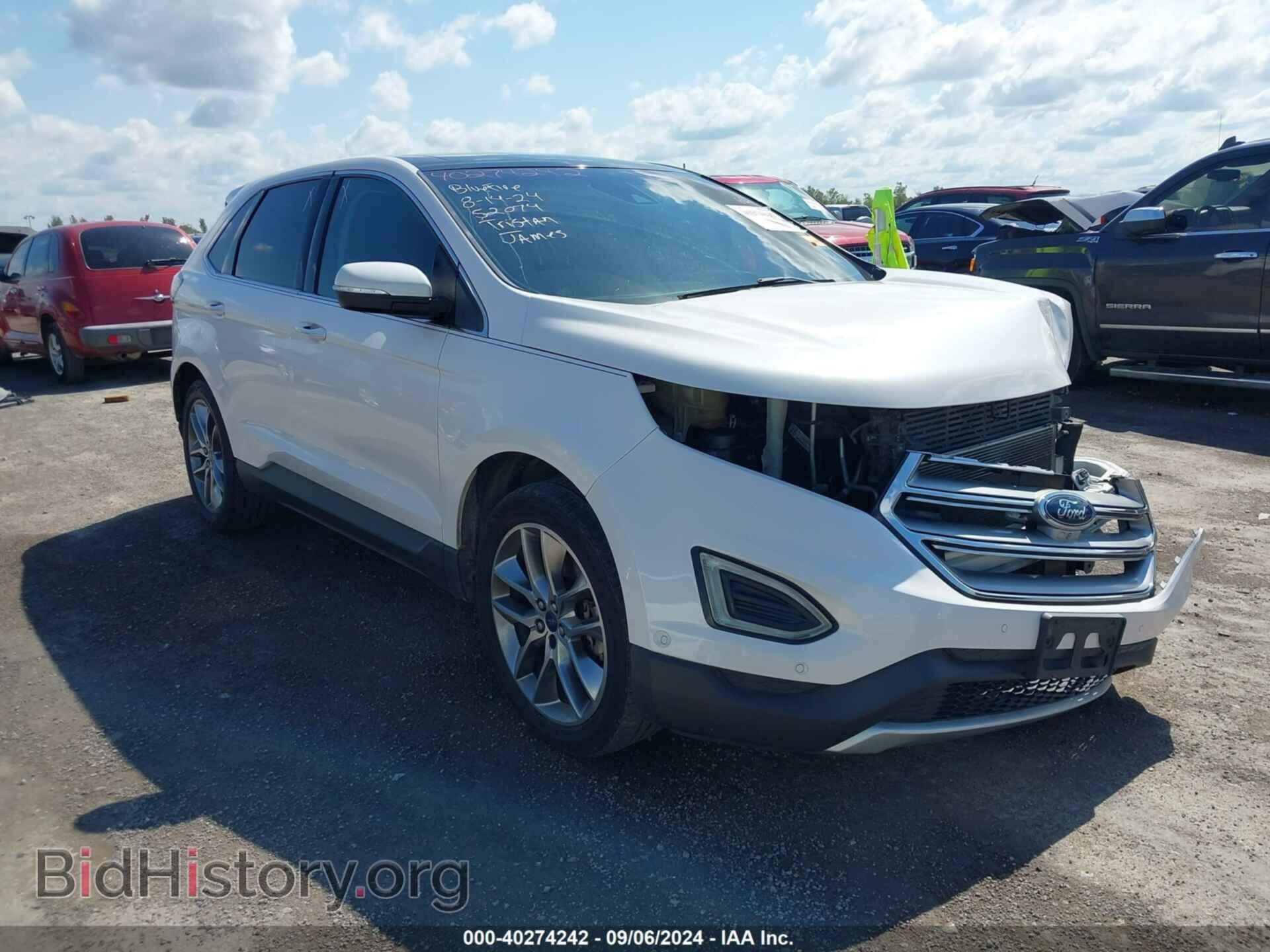 Фотография 2FMPK3K85FBB03396 - FORD EDGE 2015