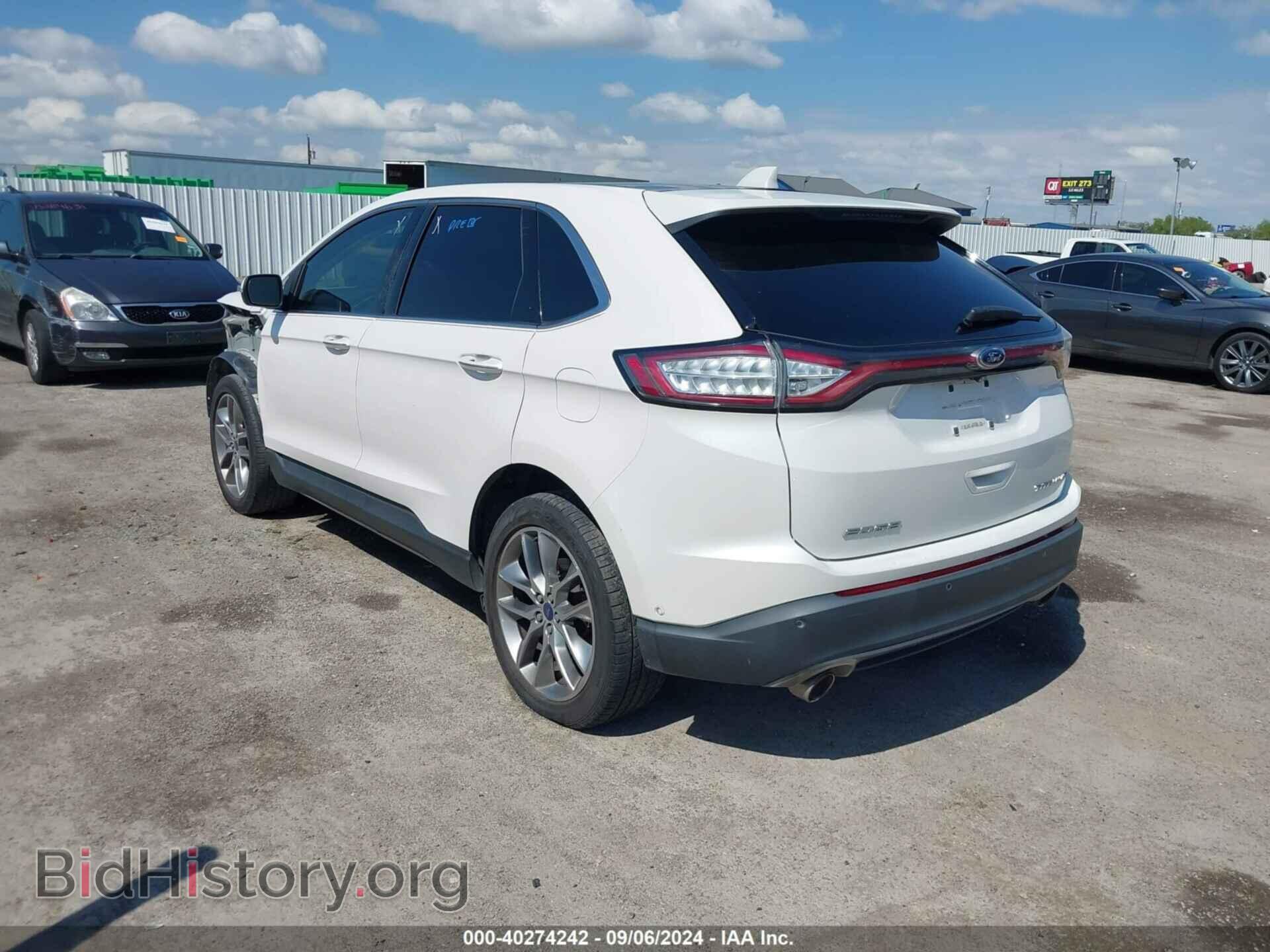 2015 FORD EDGE - VIN: 2FMPK3K85FBB03396 - Фото 3