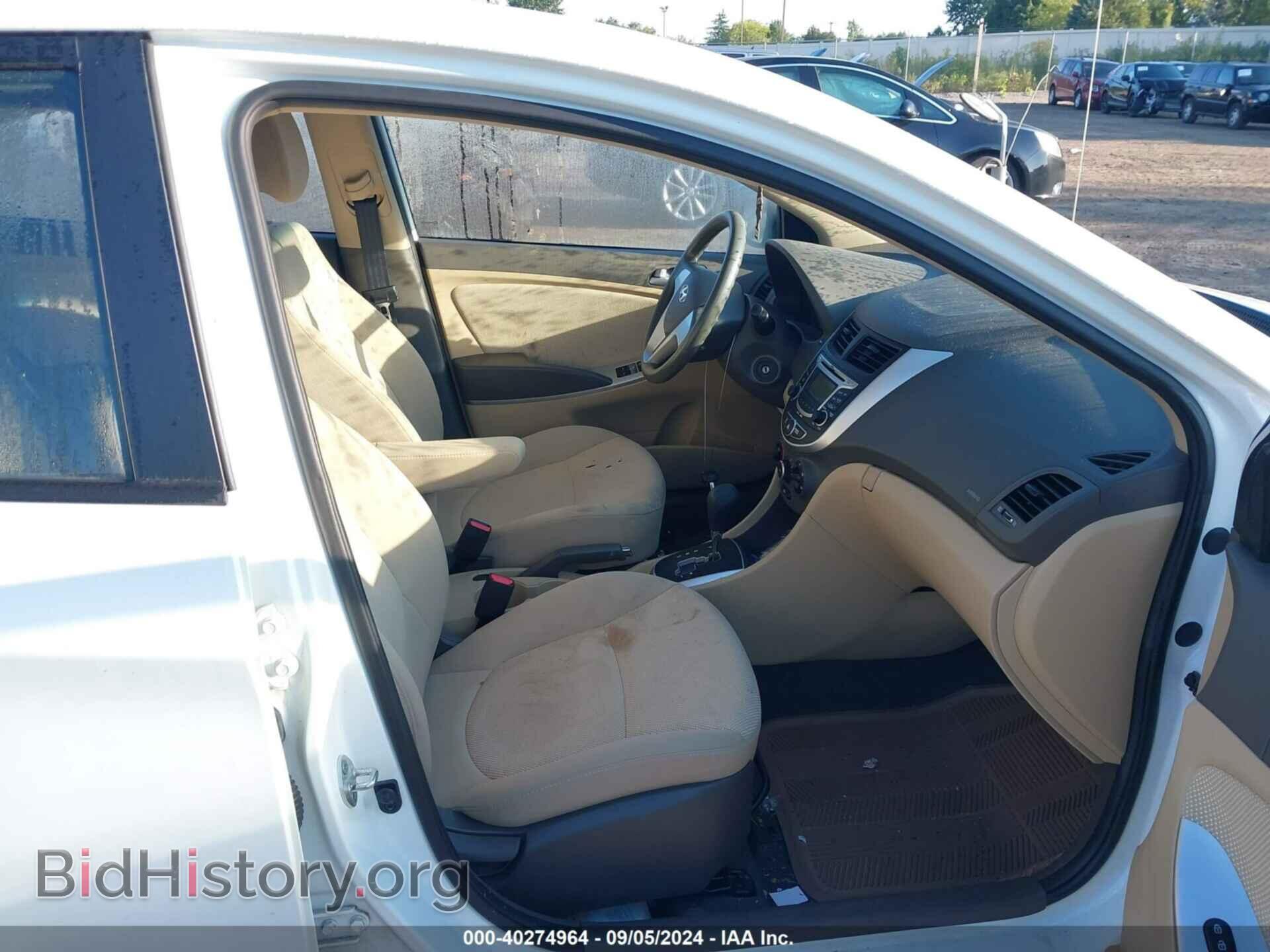 2013 HYUNDAI ACCENT - VIN: KMHCT4AE8DU430617 - Фото 5