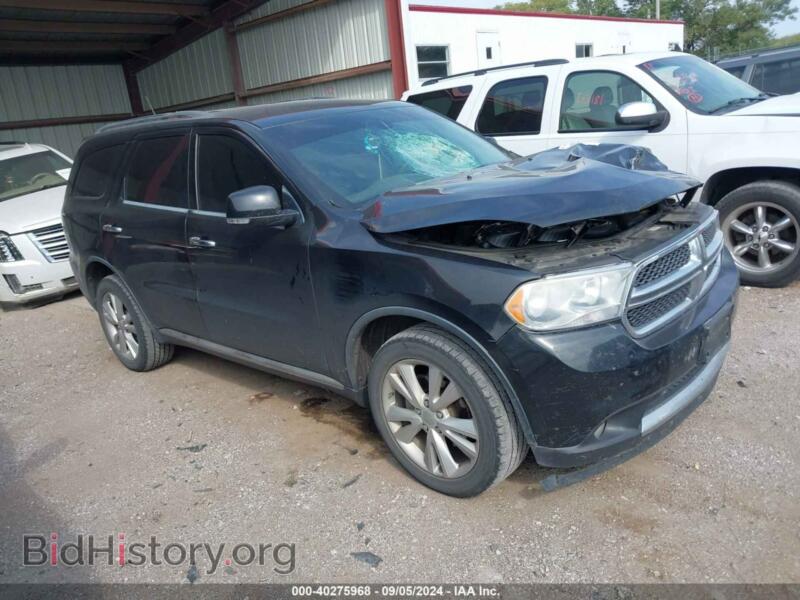 2013 Dodge DURANGO Crew (VIN 1C4RDJDG1DC680052) — photo 1 of 11, IAAI, damage: front end