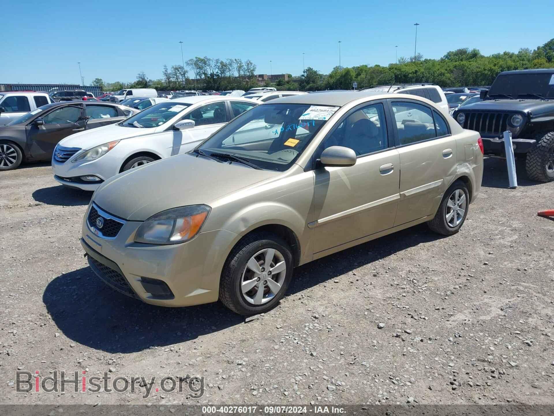 2011 KIA RIO - VIN: KNADH4A38B6952932 - Фото 2