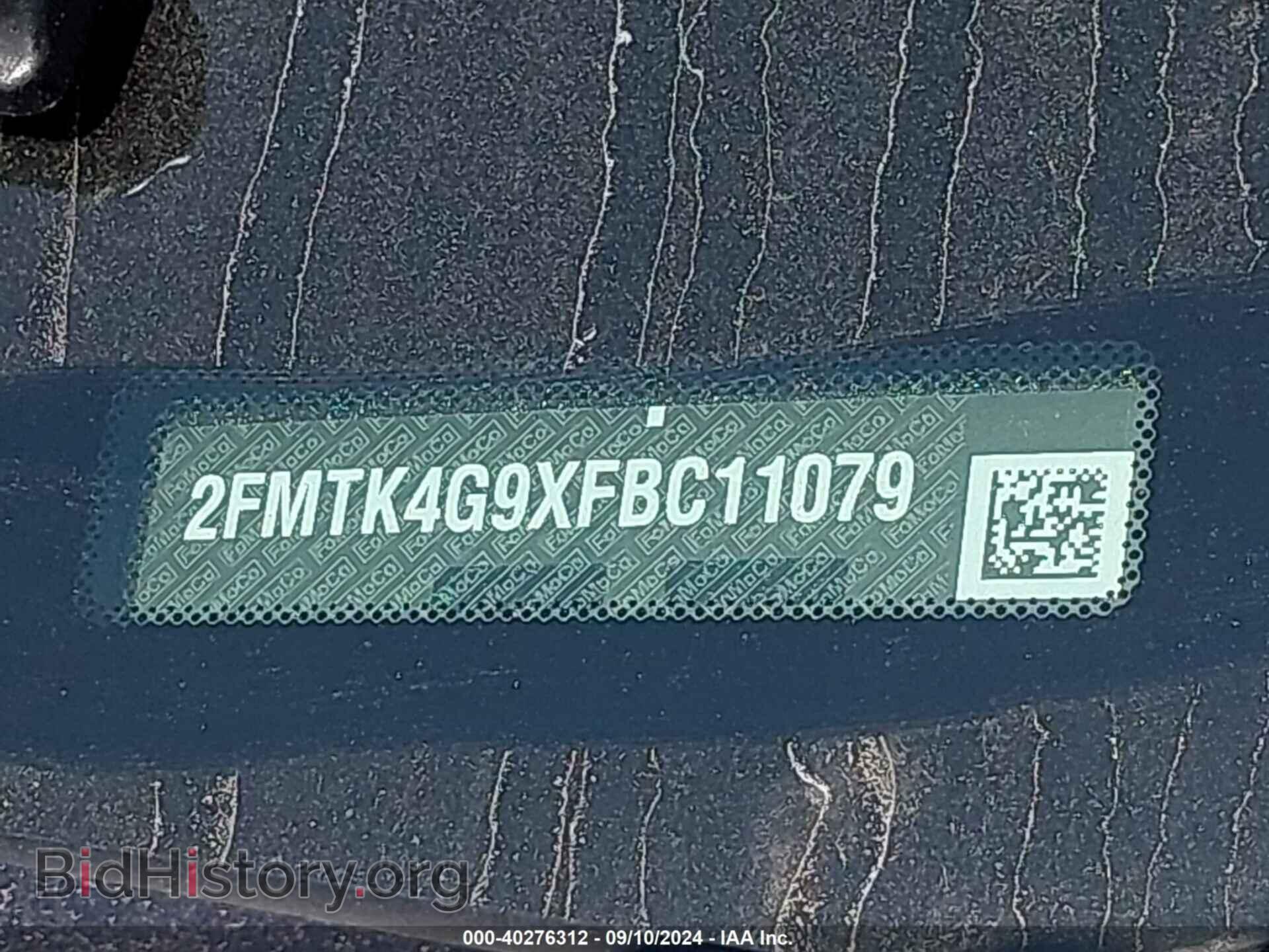 2015 FORD EDGE - VIN: 2FMTK4G9XFBC11079 - Фото 9