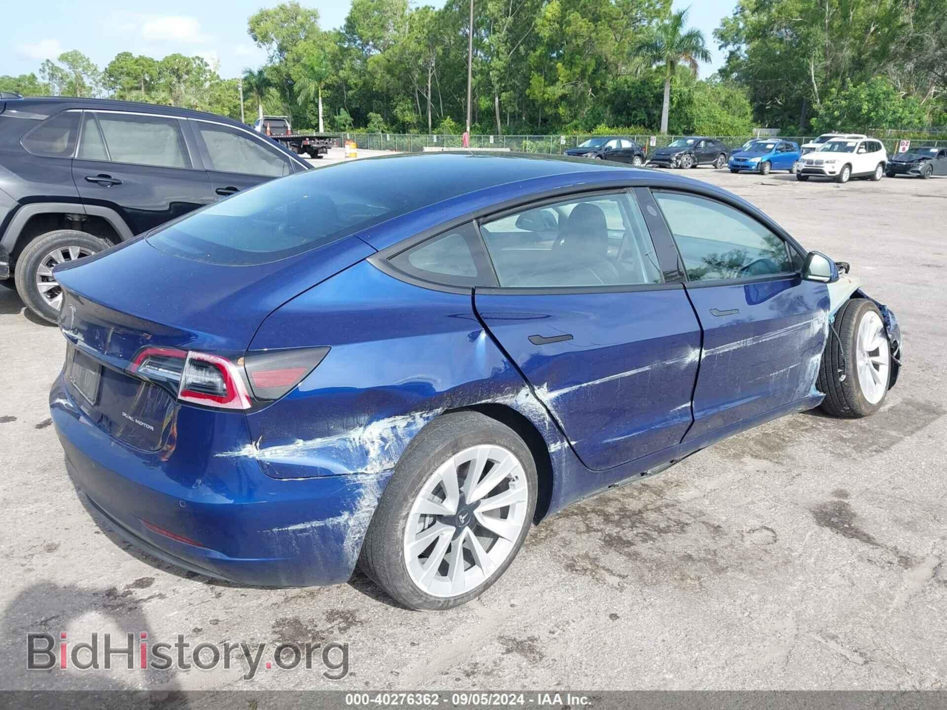 2022 TESLA MODEL 3 - VIN: 5YJ3E1EB6NF289764 - Фото 4