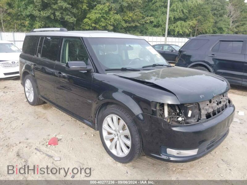 2014 Ford FLEX SEL (VIN 2FMGK5C85EBD20214) — фото 1 из 17, IAAI, повреждение: передняя часть
