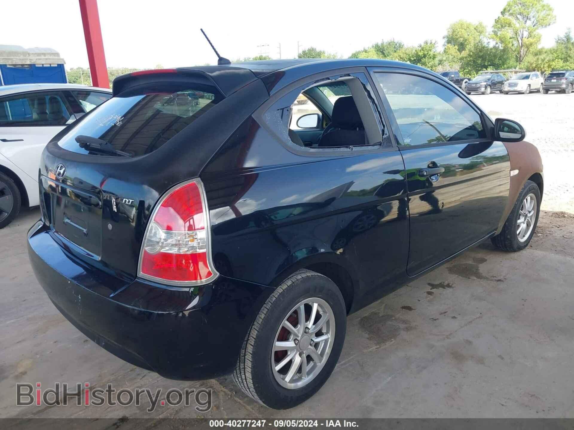 2007 HYUNDAI ACCENT - VIN: KMHCM36C67U024953 - Фото 4