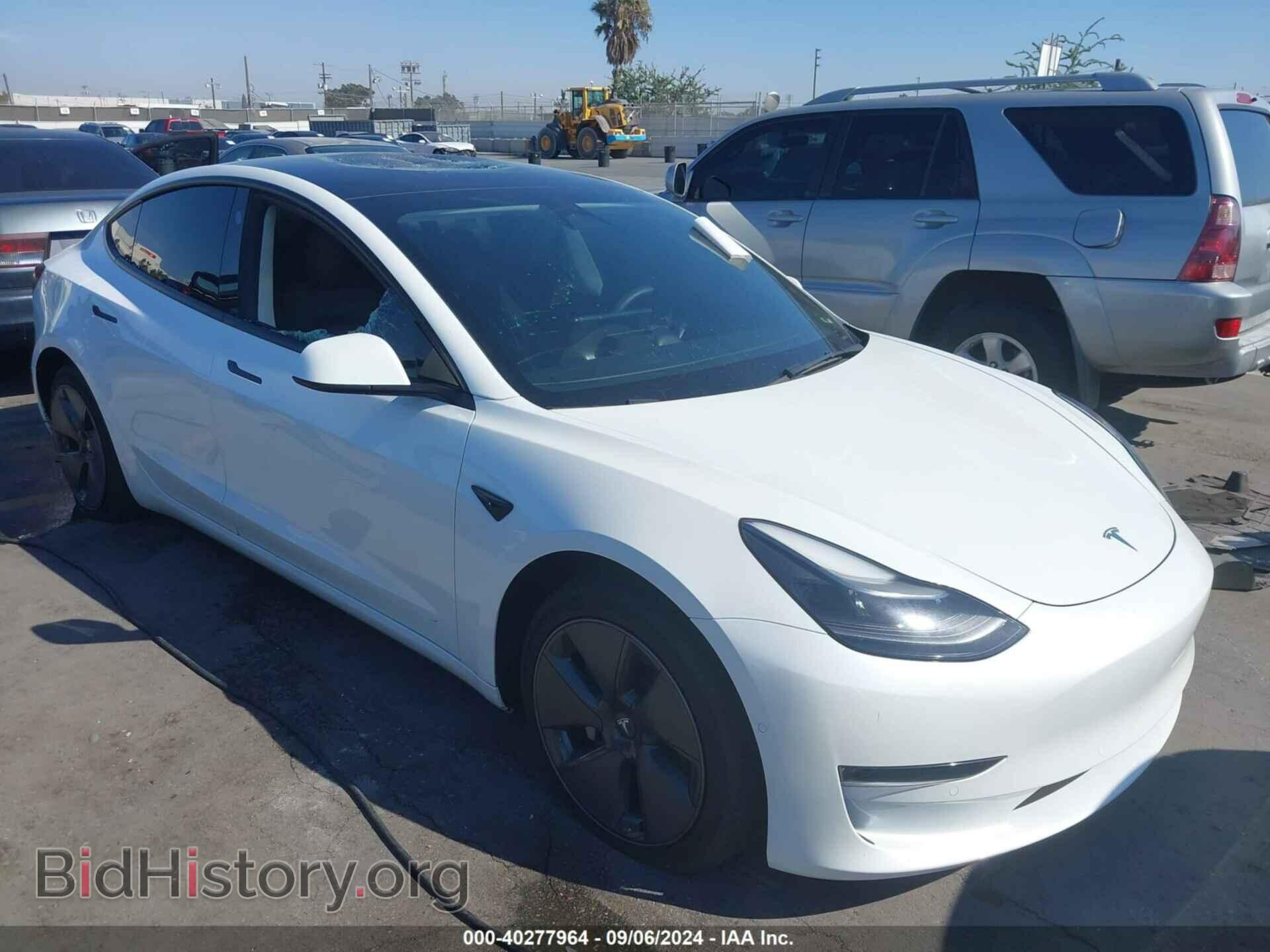 Photo 5YJ3E1EA1NF376544 - TESLA MODEL 3 2022