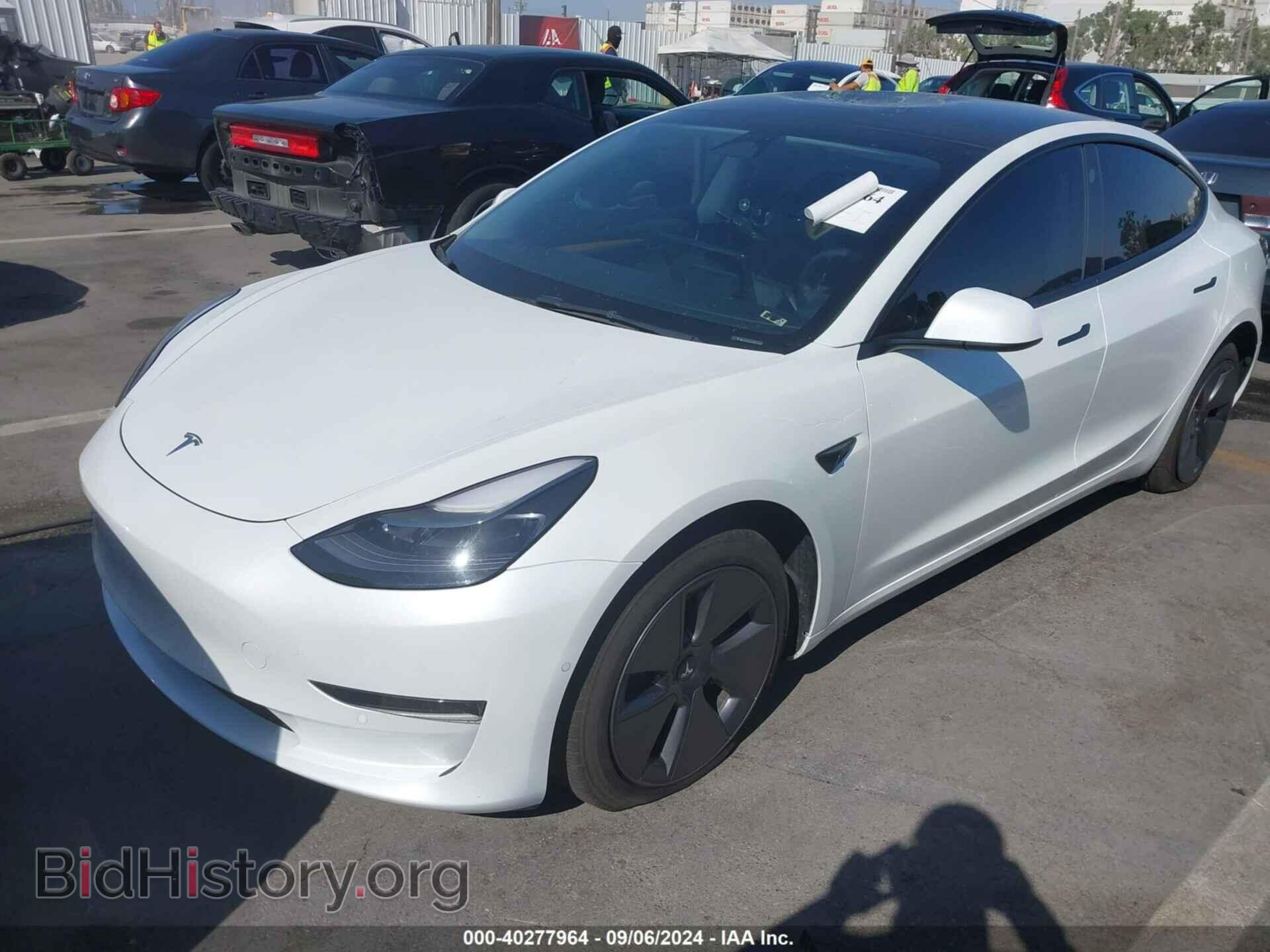 2022 TESLA MODEL 3 - VIN: 5YJ3E1EA1NF376544 - Фото 2