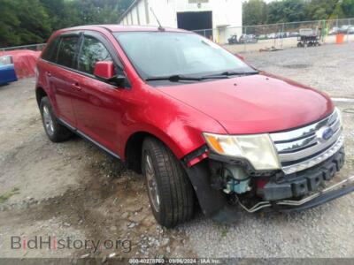 2007 Ford EDGE SEL Plus, red — VIN 2FMDK49C37BB45294, IAAI