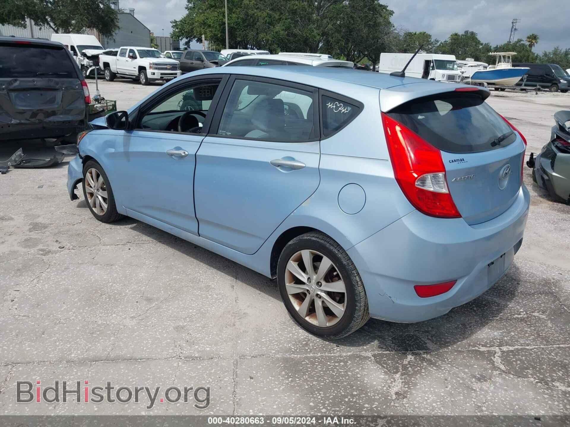 2013 HYUNDAI ACCENT - VIN: KMHCU5AE8DU138159 - Фото 3