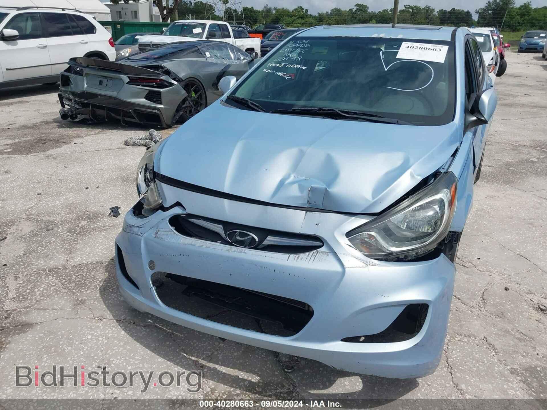 2013 HYUNDAI ACCENT - VIN: KMHCU5AE8DU138159 - Фото 6