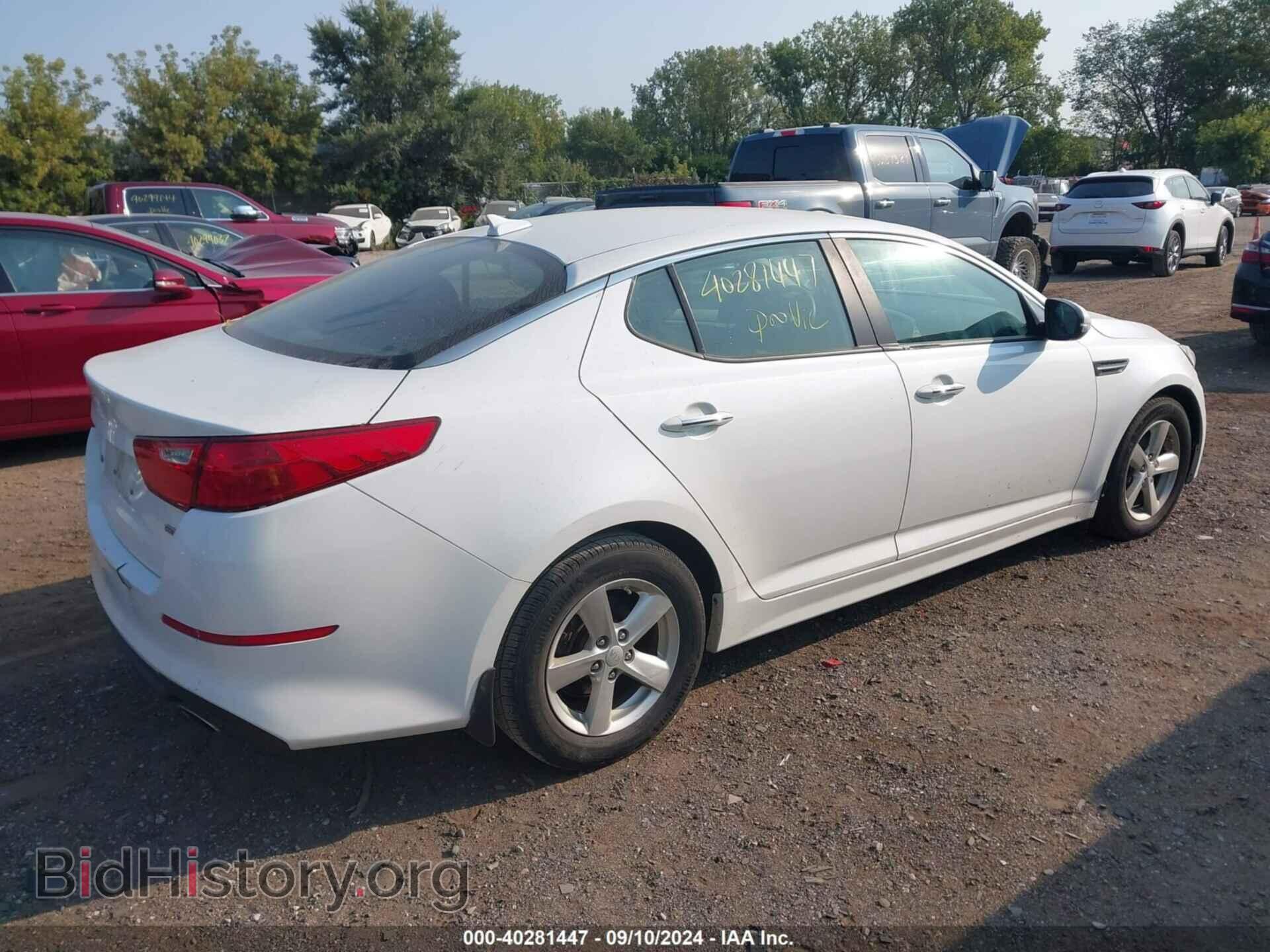 2015 KIA OPTIMA - VIN: KNAGM4A71F5654391 - Фото 4