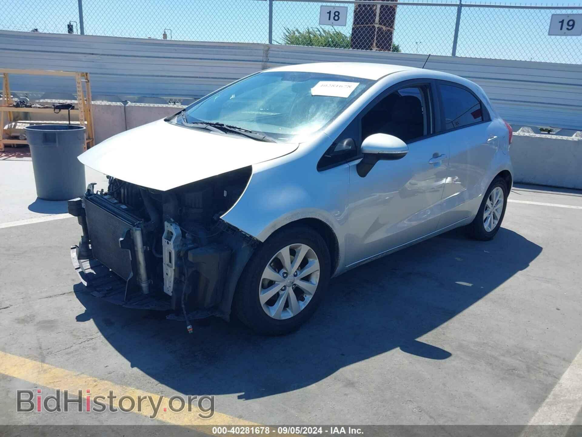 2013 KIA RIO - VIN: KNADN5A35D6200154 - Фото 2
