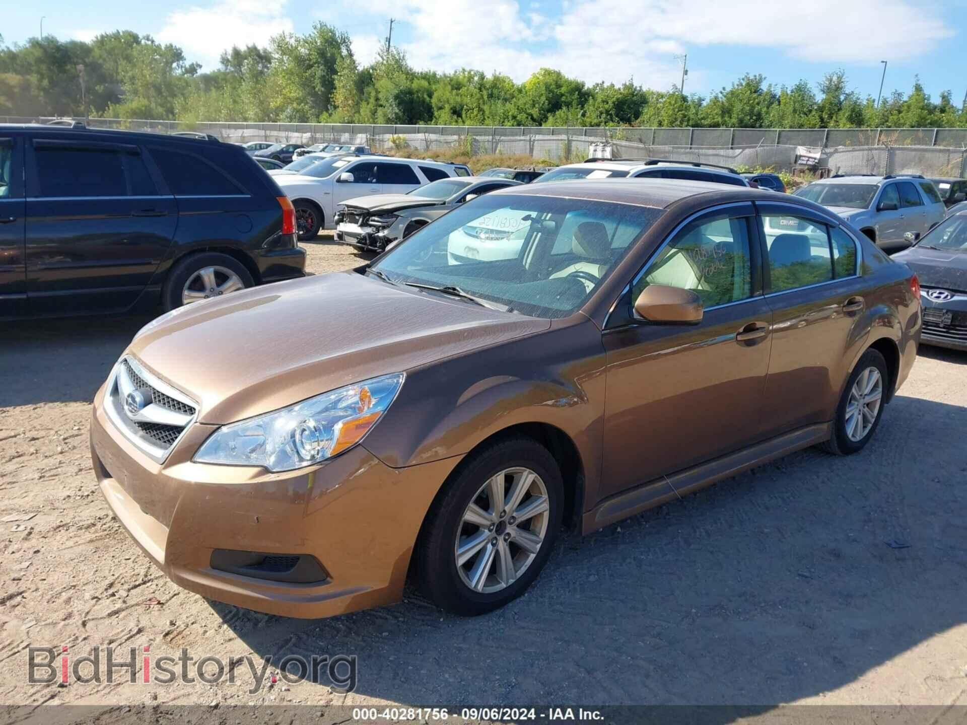 2012 SUBARU LEGACY - VIN: 4S3BMCB66C3036438 - Фото 2