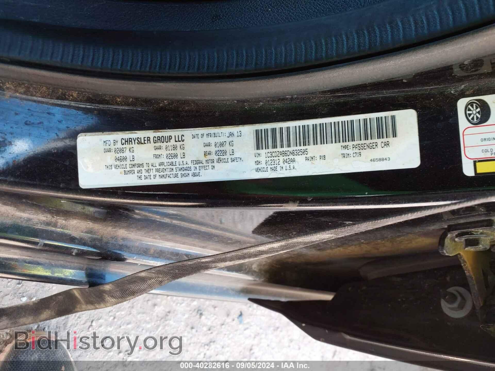 2013 DODGE AVENGER - VIN: 1C3CDZAB6DN632505 - Фото 9