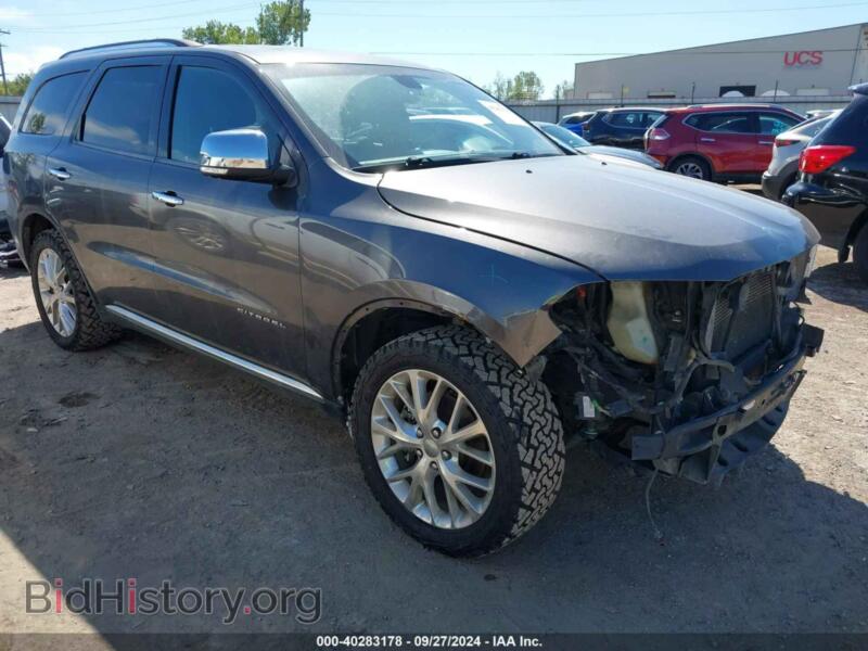 2014 Dodge DURANGO Citadel (VIN 1C4SDJET3EC397442) — фото 1 из 17, IAAI, повреждение: передняя часть