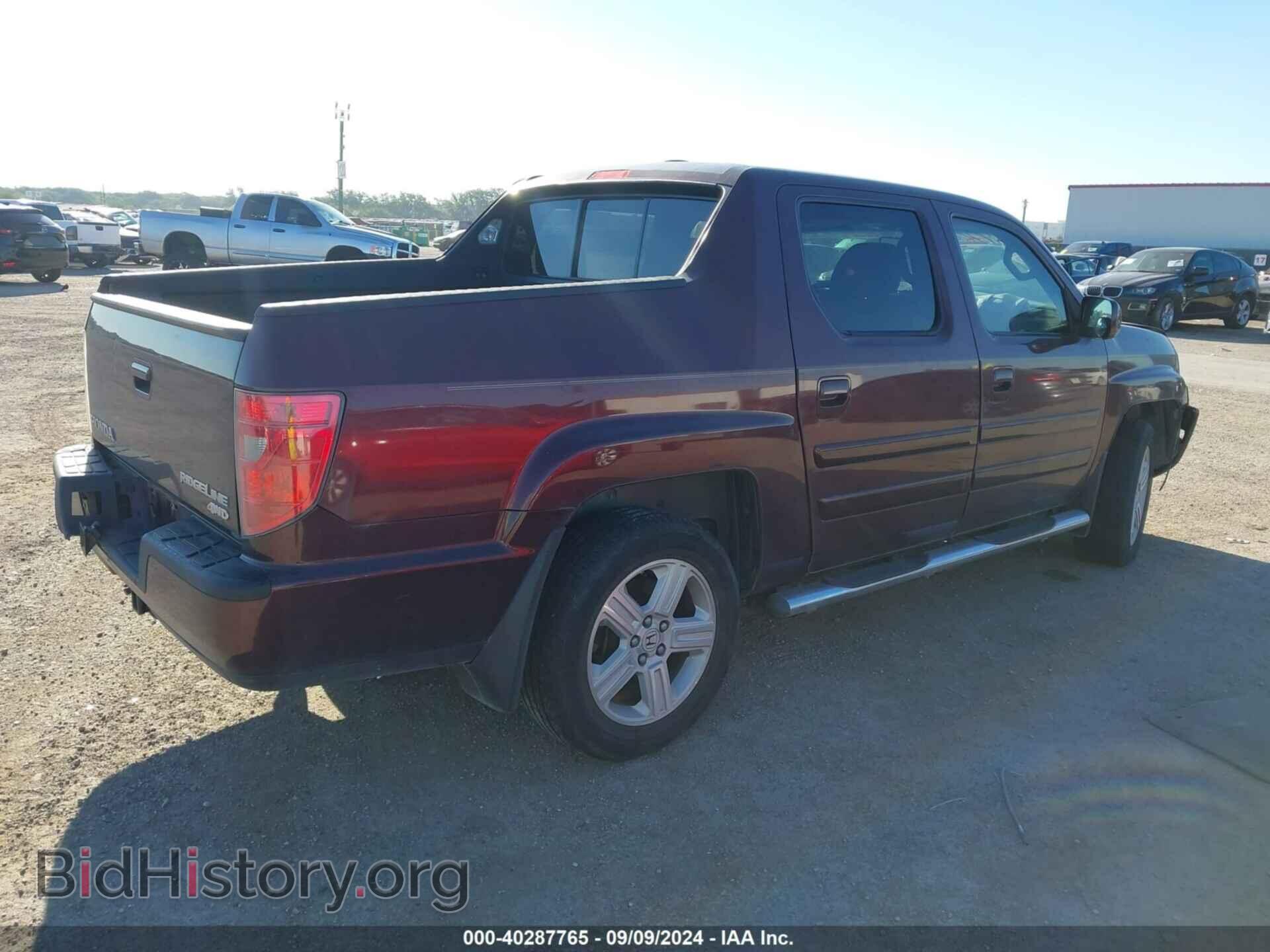 2009 HONDA RIDGELINE - VIN: 5FPYK16509B107836 - Фото 4