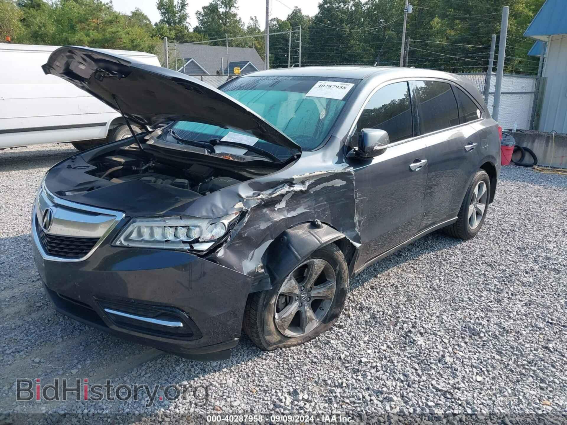 2014 ACURA MDX - VIN: 5FRYD4H2XEB022583 - Фото 2