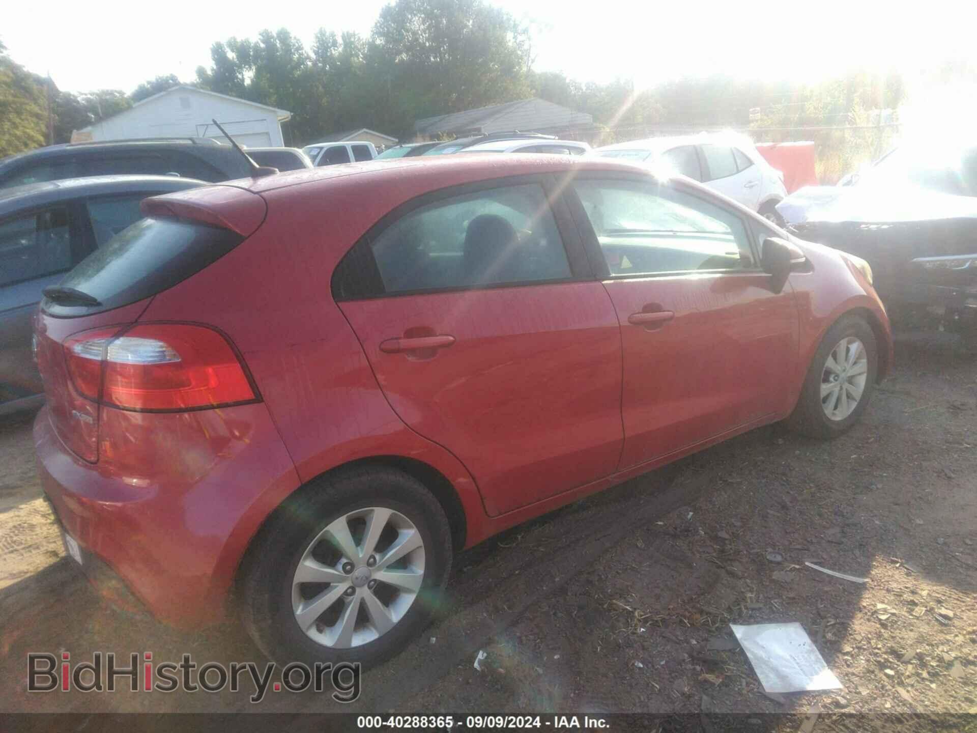 2012 KIA RIO5 - VIN: KNADN5A39C6031173 - Фото 4
