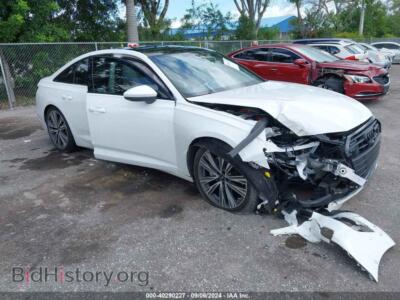 2023 Audi A6 Premium Plus 45 TFSI Quattro S Tronic, white — VIN WAUE3BF27PN038014, IAAI