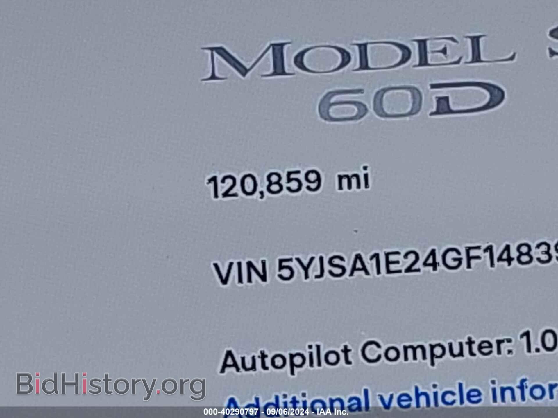 2016 TESLA MODEL S - VIN: 5YJSA1E24GF148394 - Photo 15