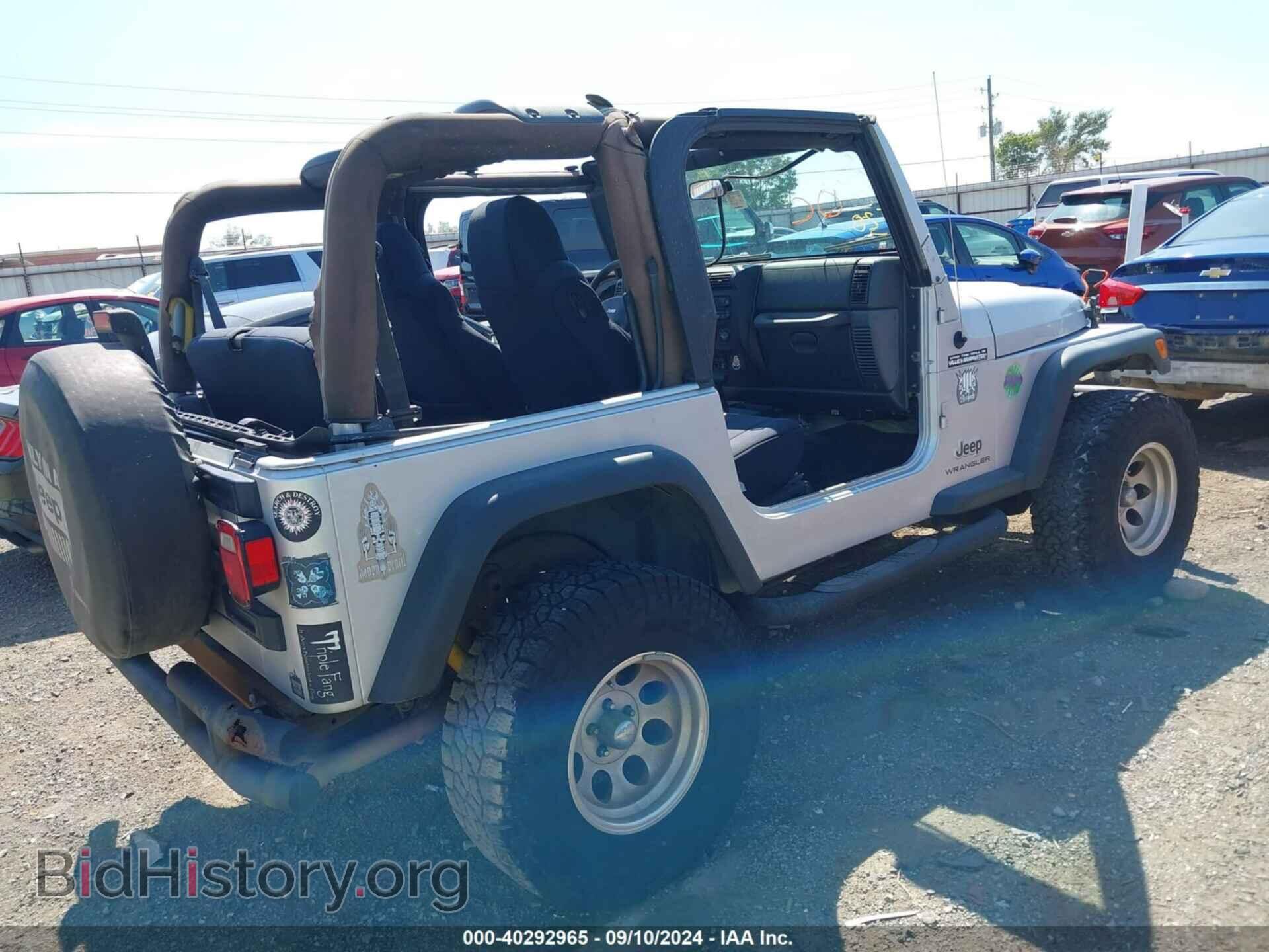 2006 JEEP WRANGLER - VIN: 1J4FA39S06P750389 - Фото 4