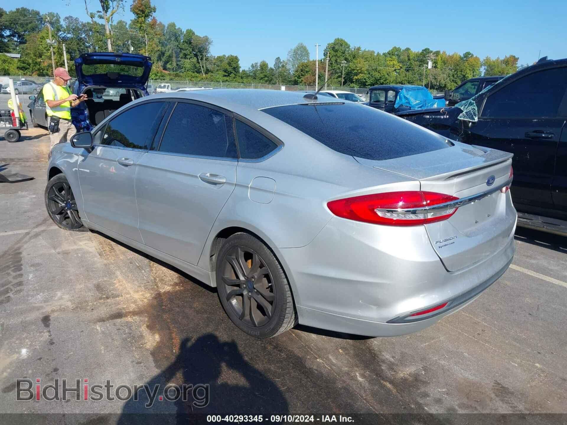2018 FORD FUSION - VIN: 3FA6P0G71JR106912 - Фото 3