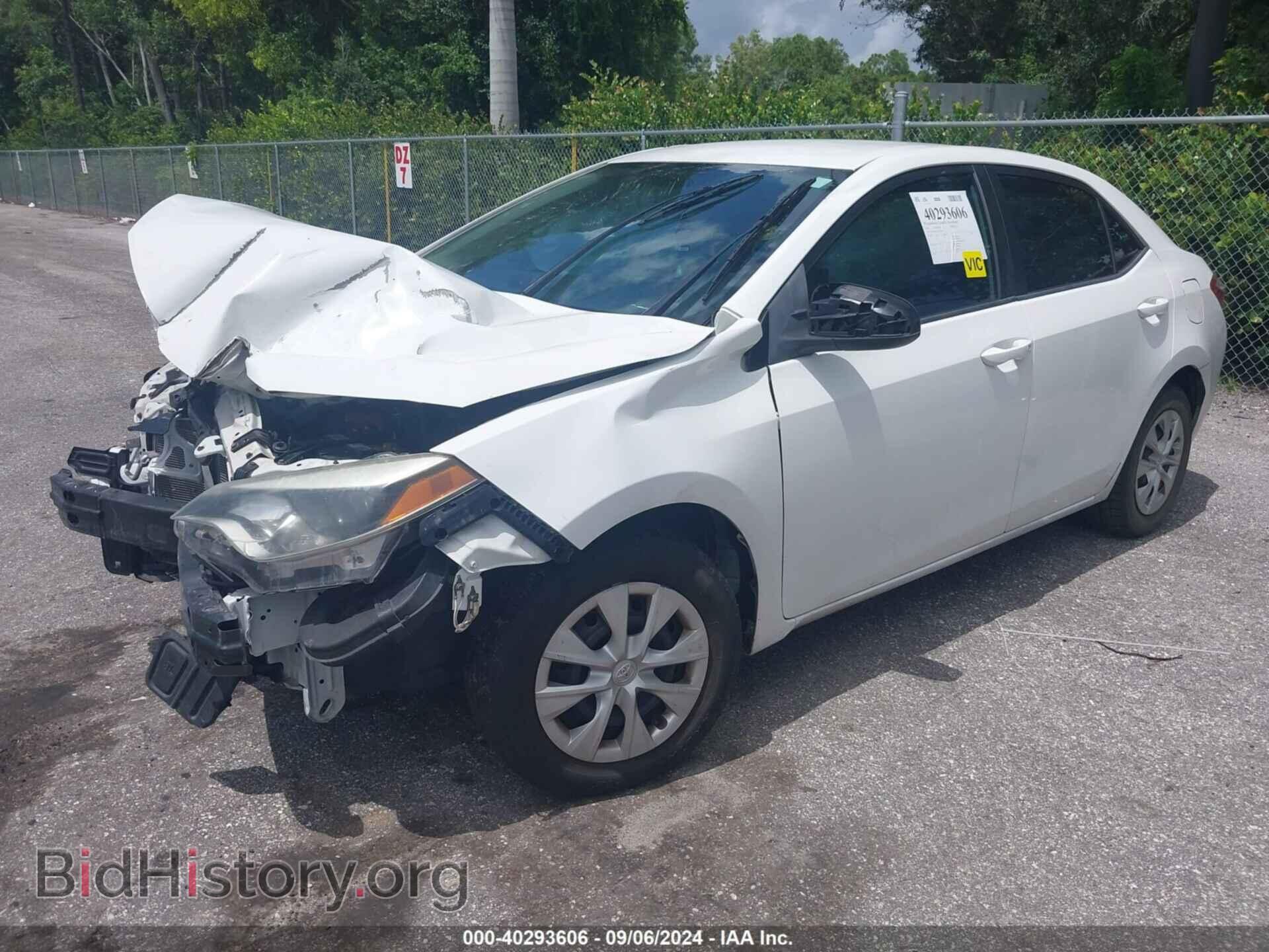 2014 TOYOTA COROLLA - VIN: 2T1BURHEXEC029746 - Фото 2