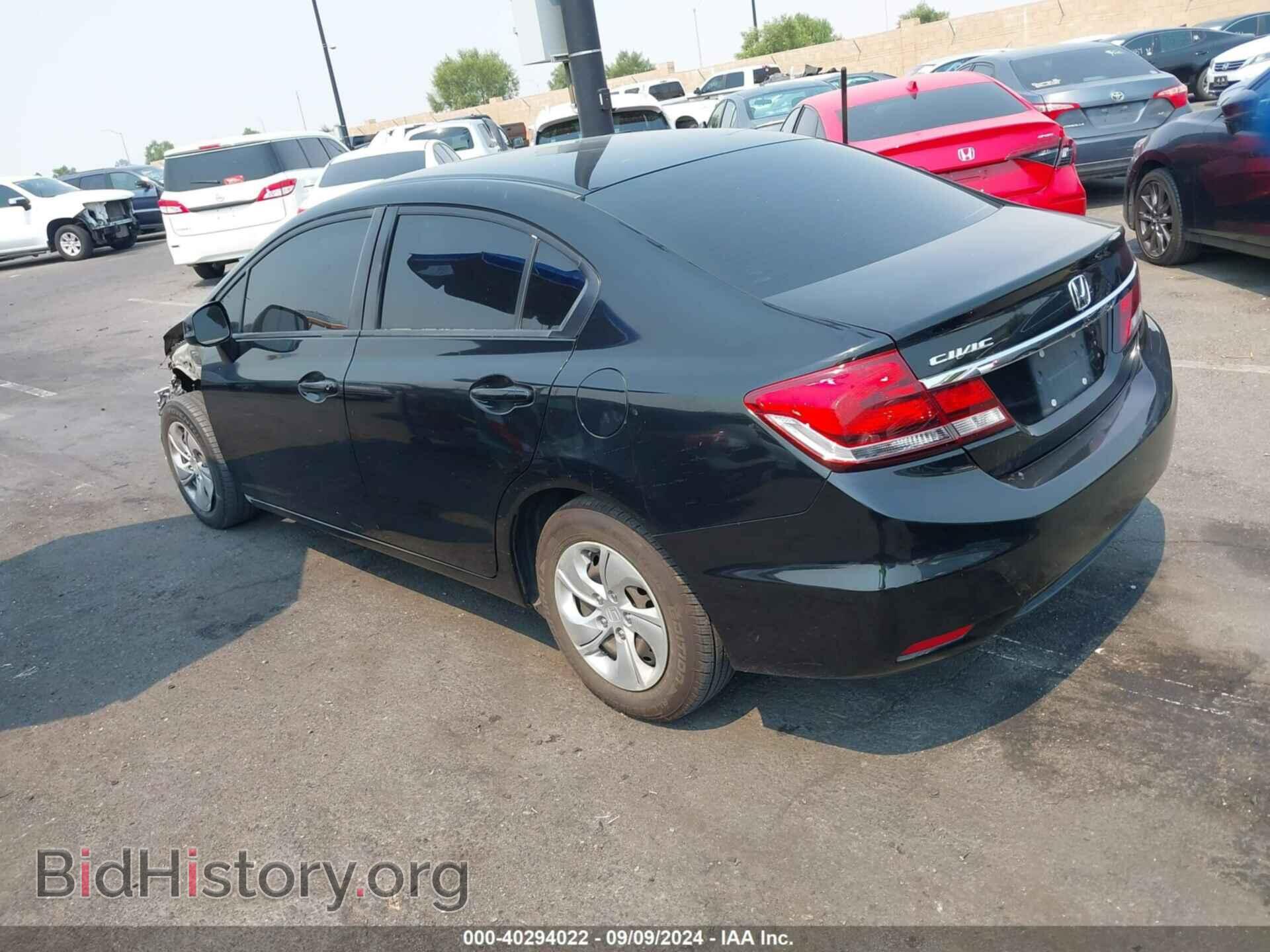 2013 HONDA CIVIC - VIN: 19XFB2F58DE231325 - Фото 3
