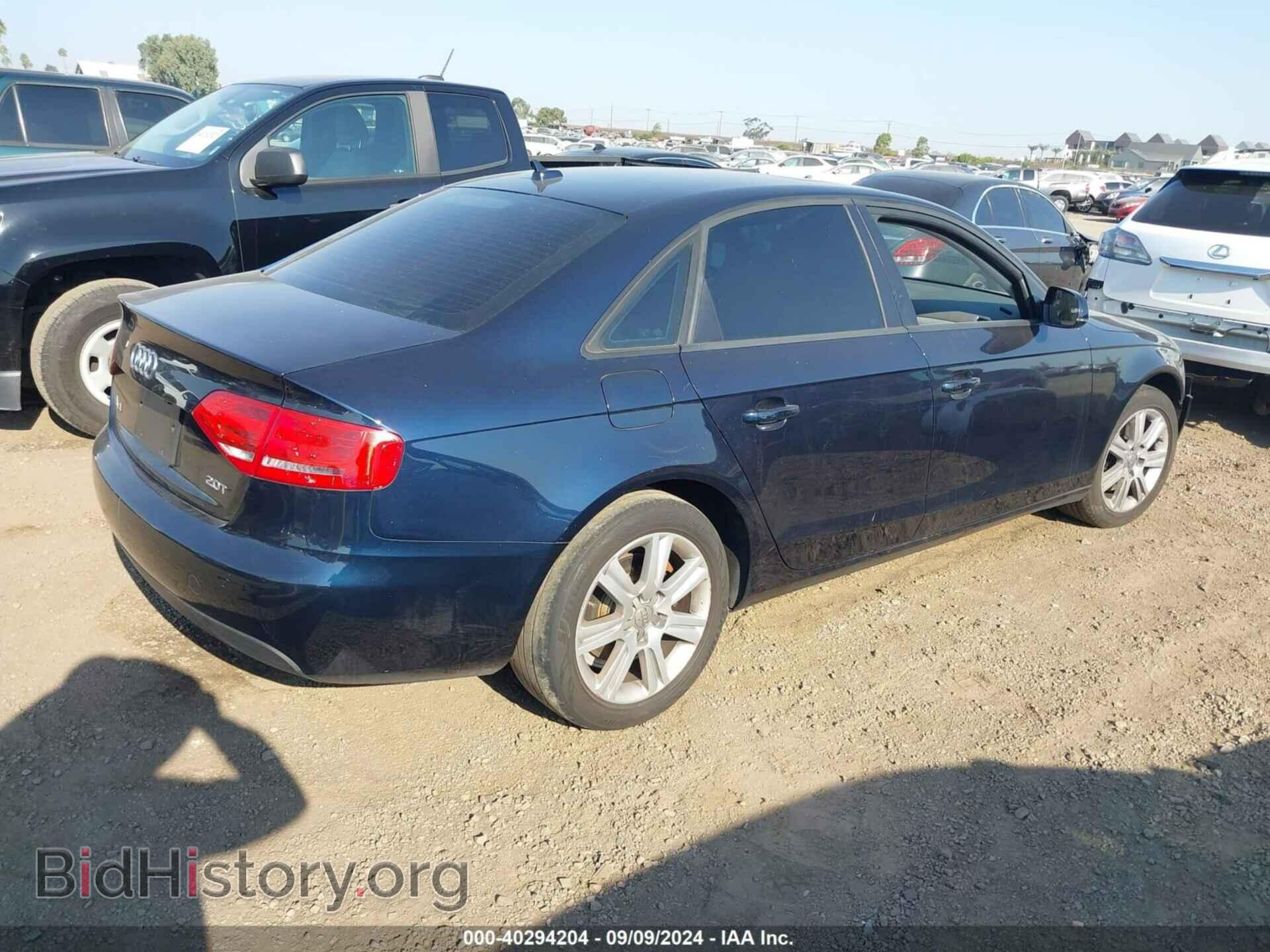2010 AUDI A4 - VIN: WAUAFAFL3AN040200 - Фото 4