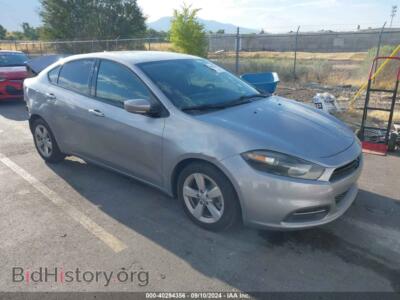 2015 Dodge DART SXT, silver — VIN 1C3CDFBB4FD406498, IAAI