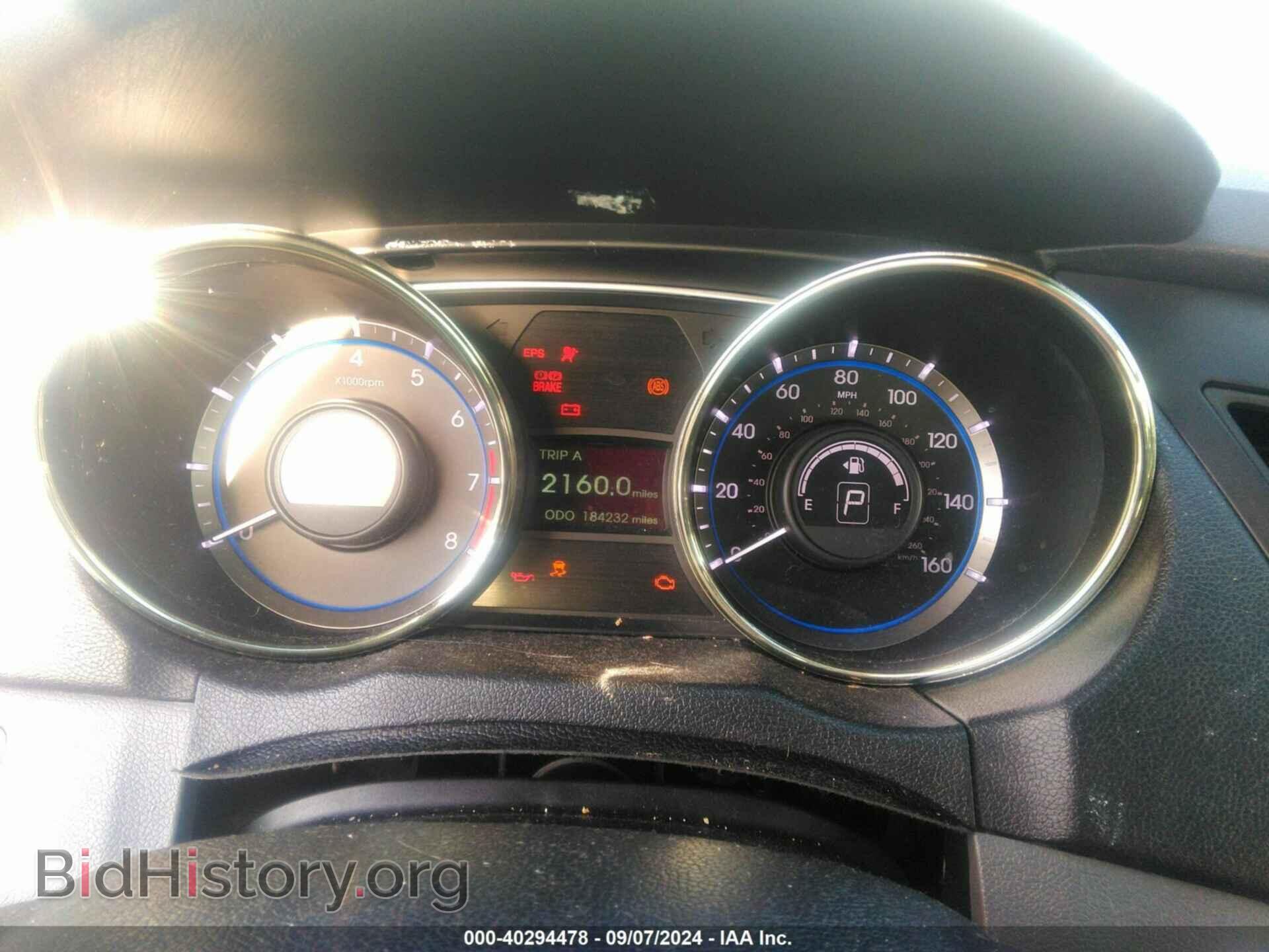 2012 HYUNDAI SONATA - VIN: 5NPEC4AB0CH476244 - Фото 7