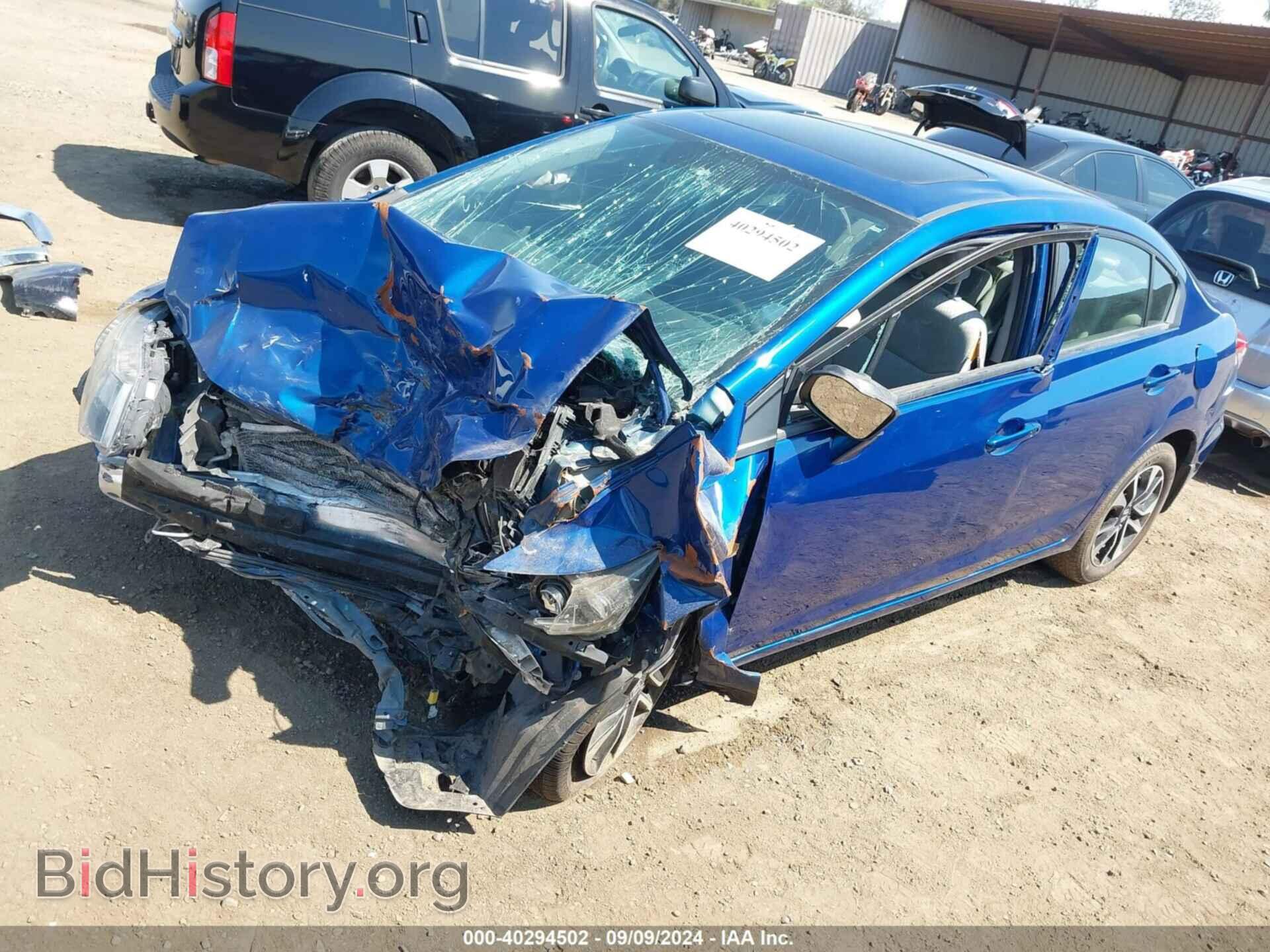 2015 HONDA CIVIC - VIN: 19XFB2F86FE213628 - Фото 2