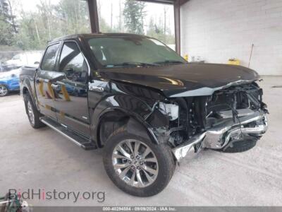 2017 Ford F-150 Lariat, black — VIN 1FTEW1EG2HKD73718, IAAI