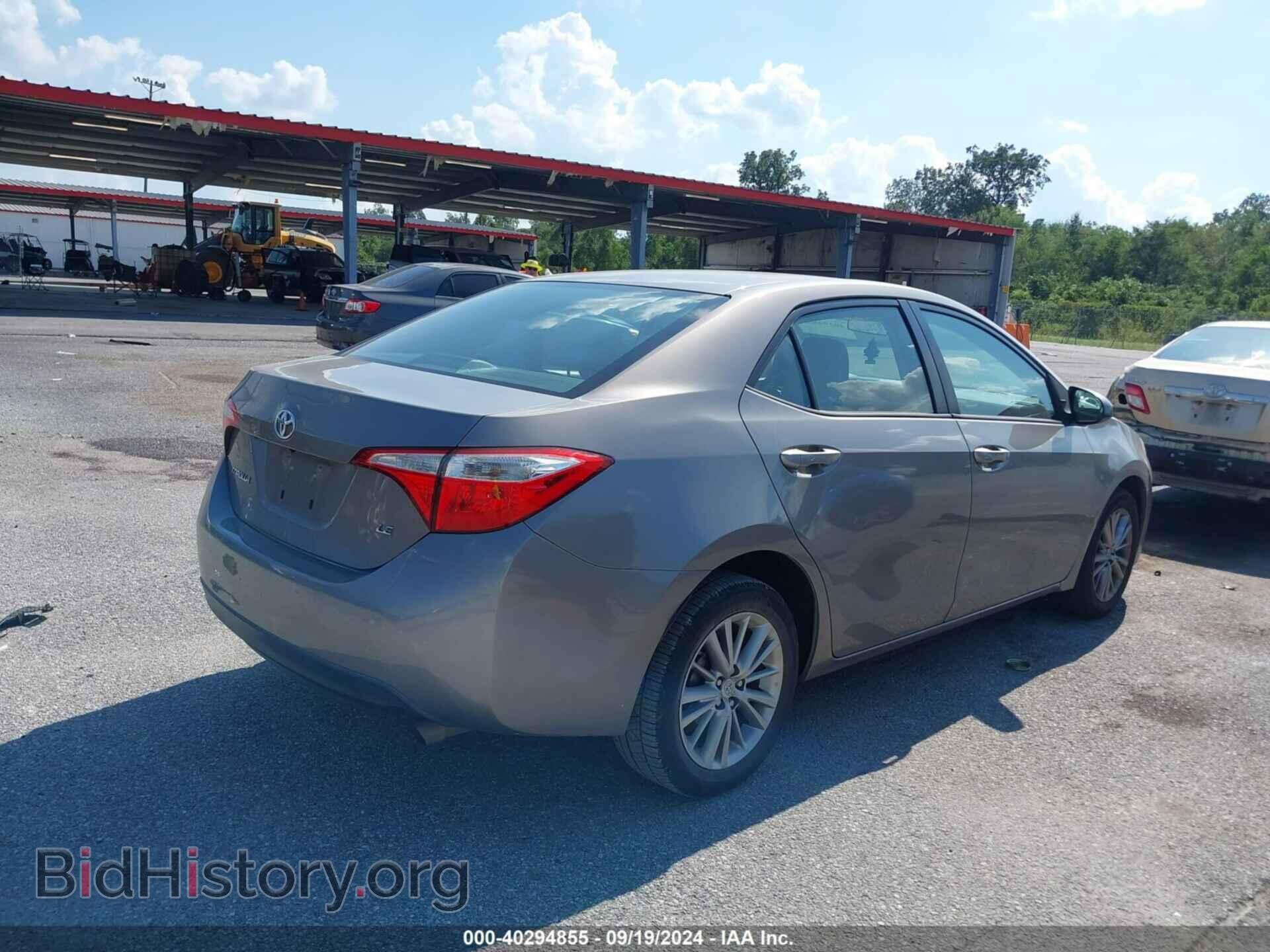 2014 TOYOTA COROLLA - VIN: 2T1BURHEXEC163494 - Photo 4