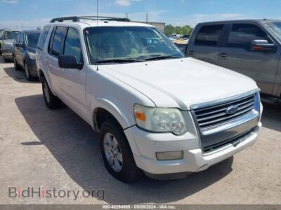 2010 Ford EXPLORER XLT, белый — VIN 1FMEU6DE0AUA96429, IAAI