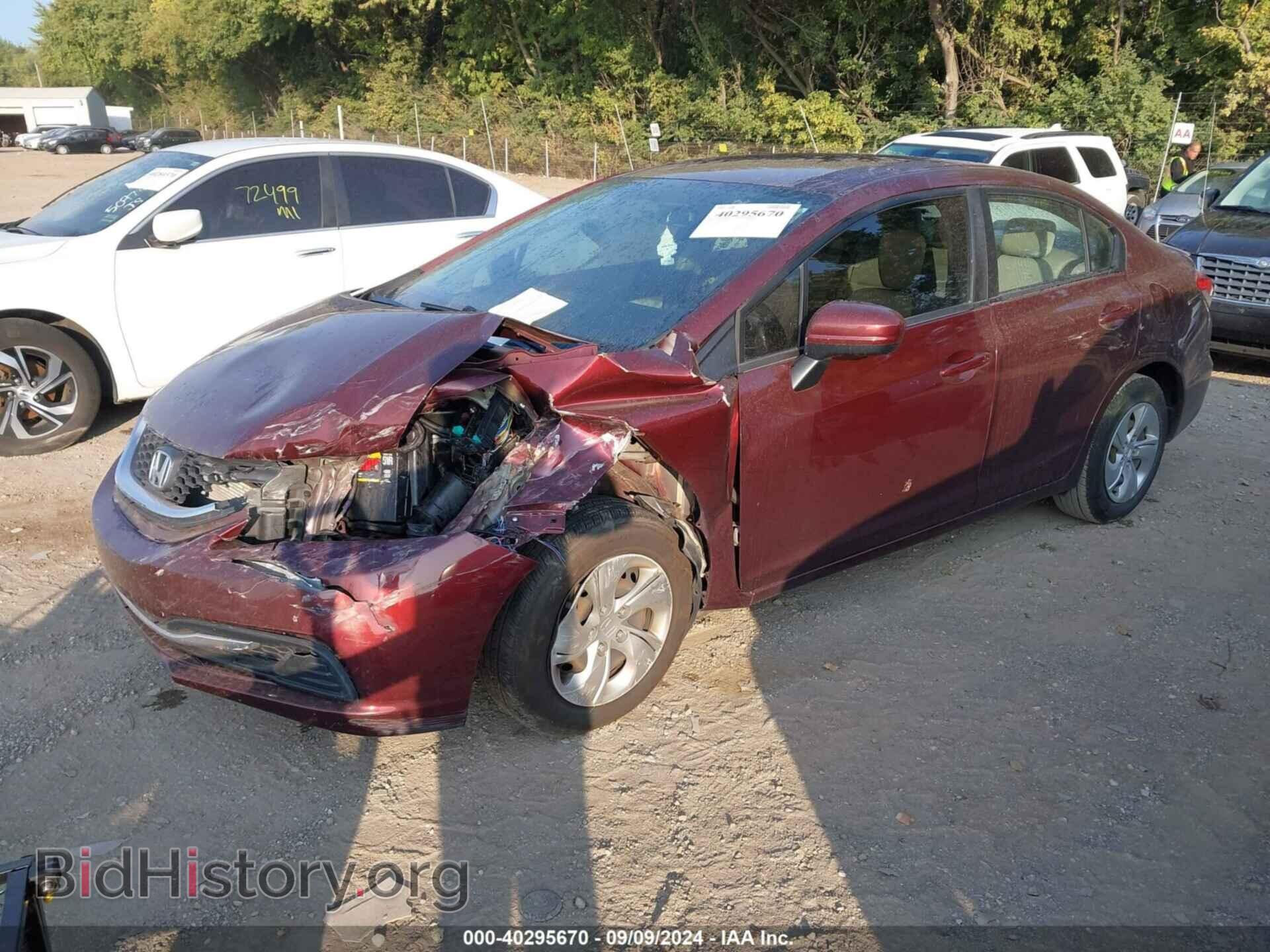 2014 HONDA CIVIC - VIN: 19XFB2F58EE037847 - Фото 2