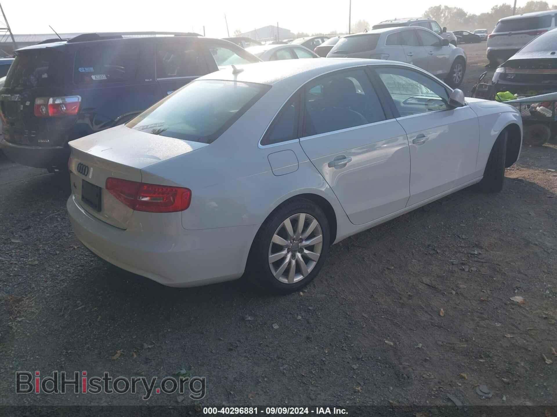 2013 AUDI A4 - VIN: WAUBFAFL6DN025893 - Фото 4