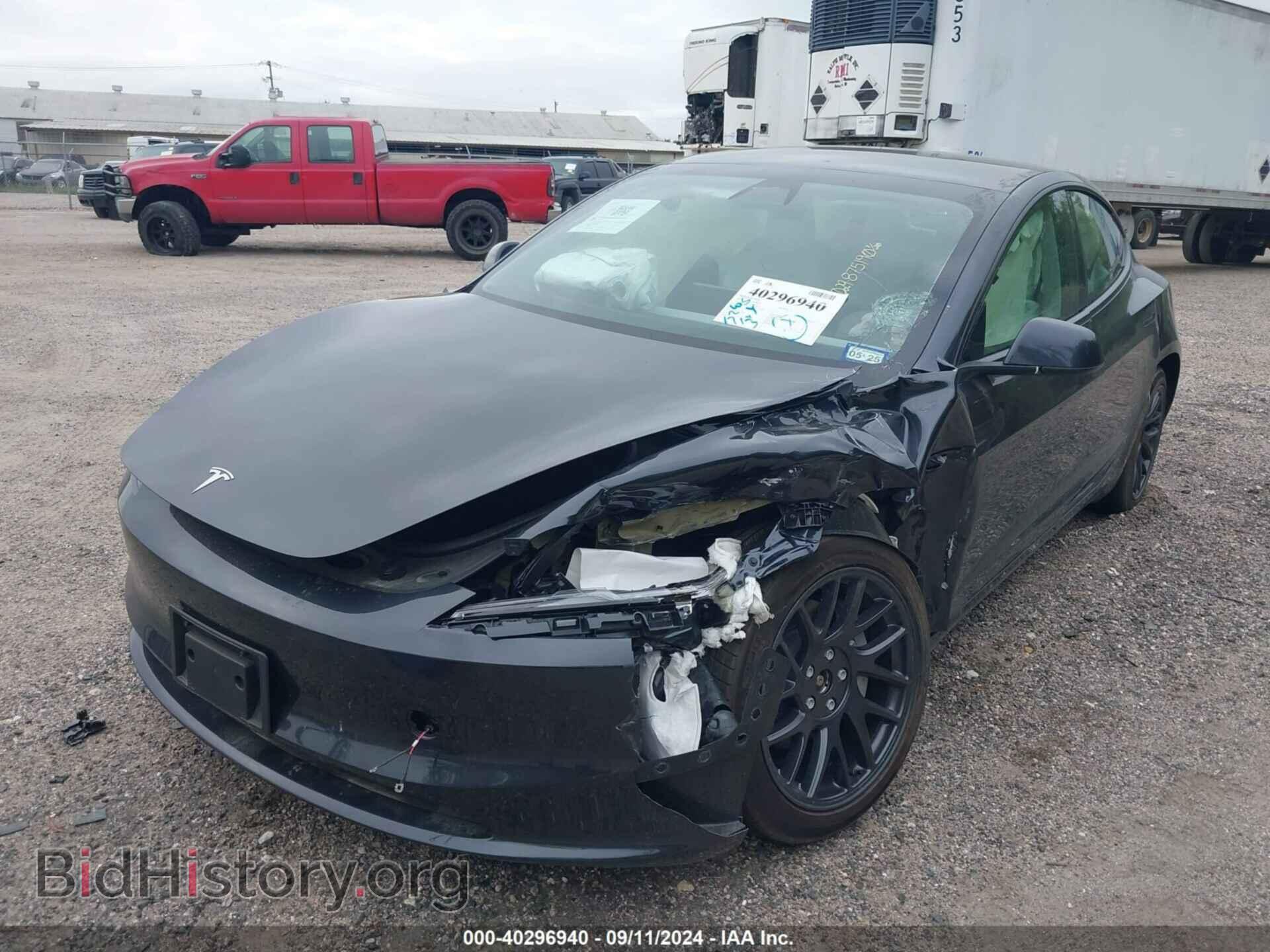 2024 TESLA MODEL 3 - VIN: 5YJ3E1EB3RF759674 - Фото 2
