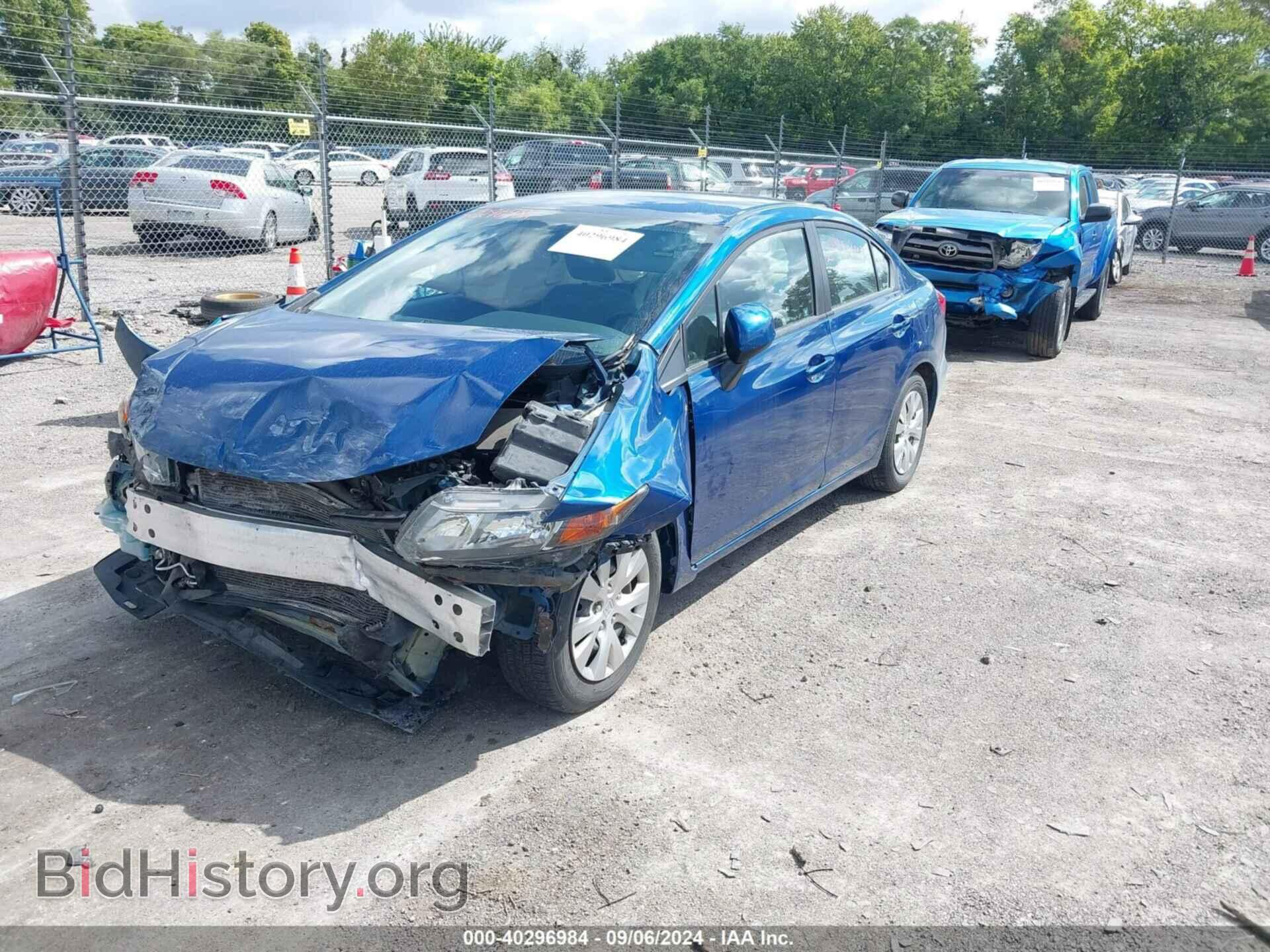 2012 HONDA CIVIC - VIN: 19XFB2F55CE074982 - Фото 2