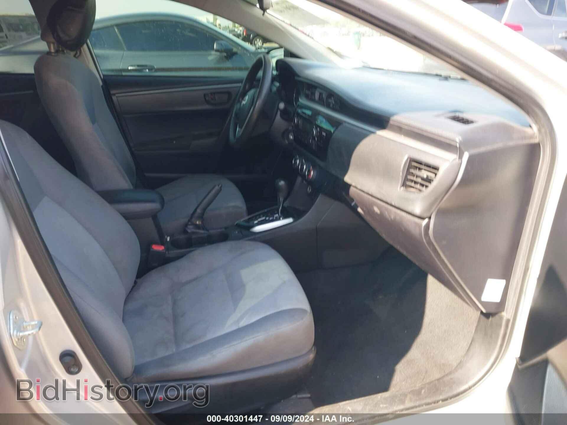 2014 TOYOTA COROLLA - VIN: 5YFBURHE2EP111468 - Фото 5