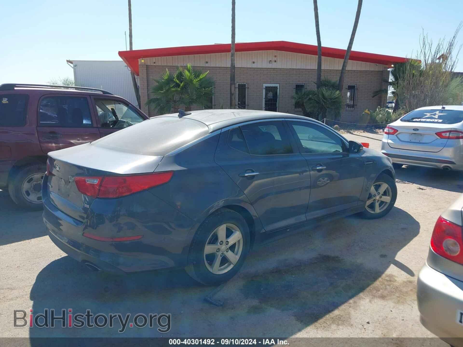 2015 KIA OPTIMA - VIN: KNAGM4A78F5580161 - Фото 4