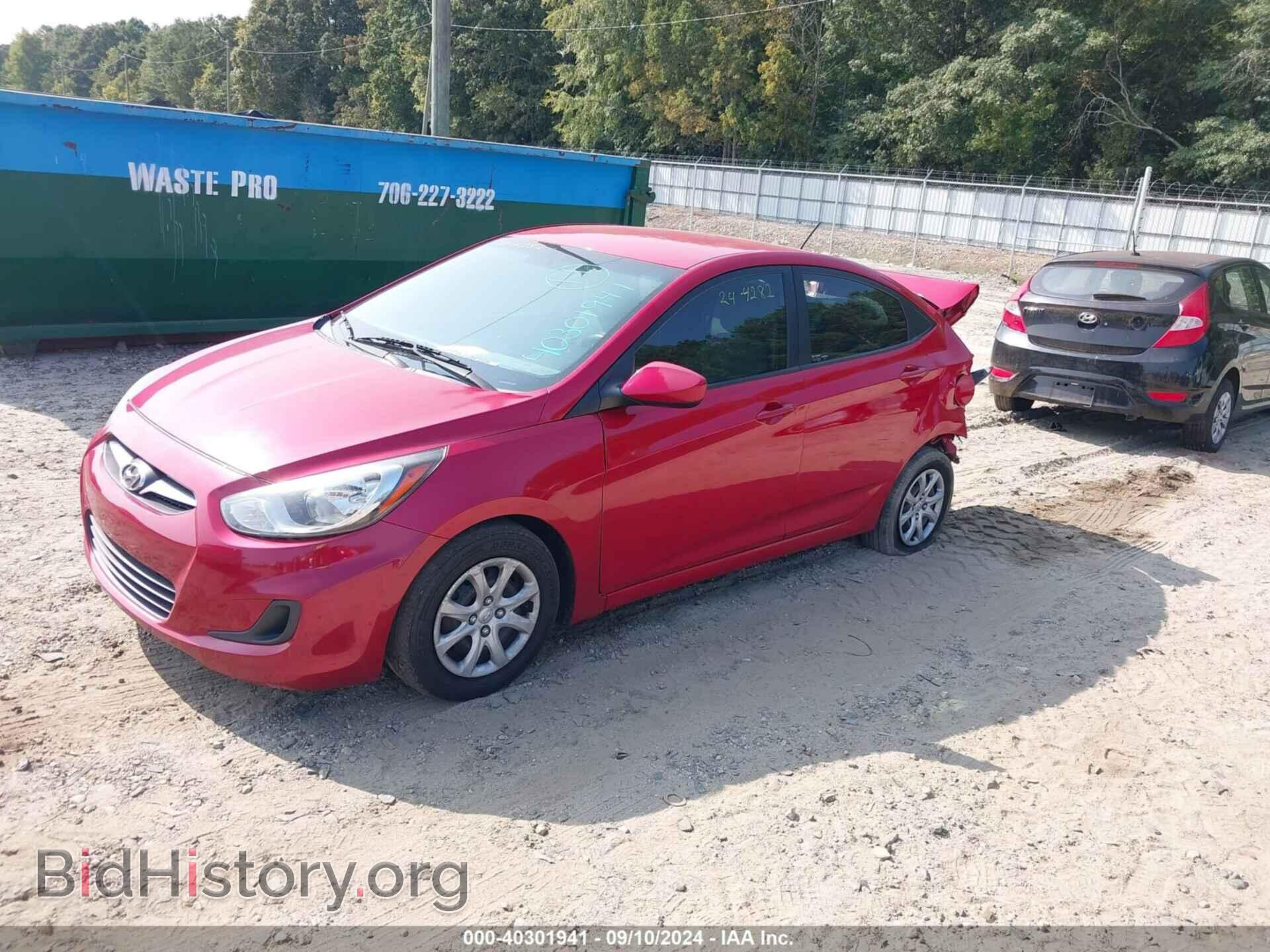 2013 HYUNDAI ACCENT - VIN: KMHCT4AE3DU558389 - Фото 2
