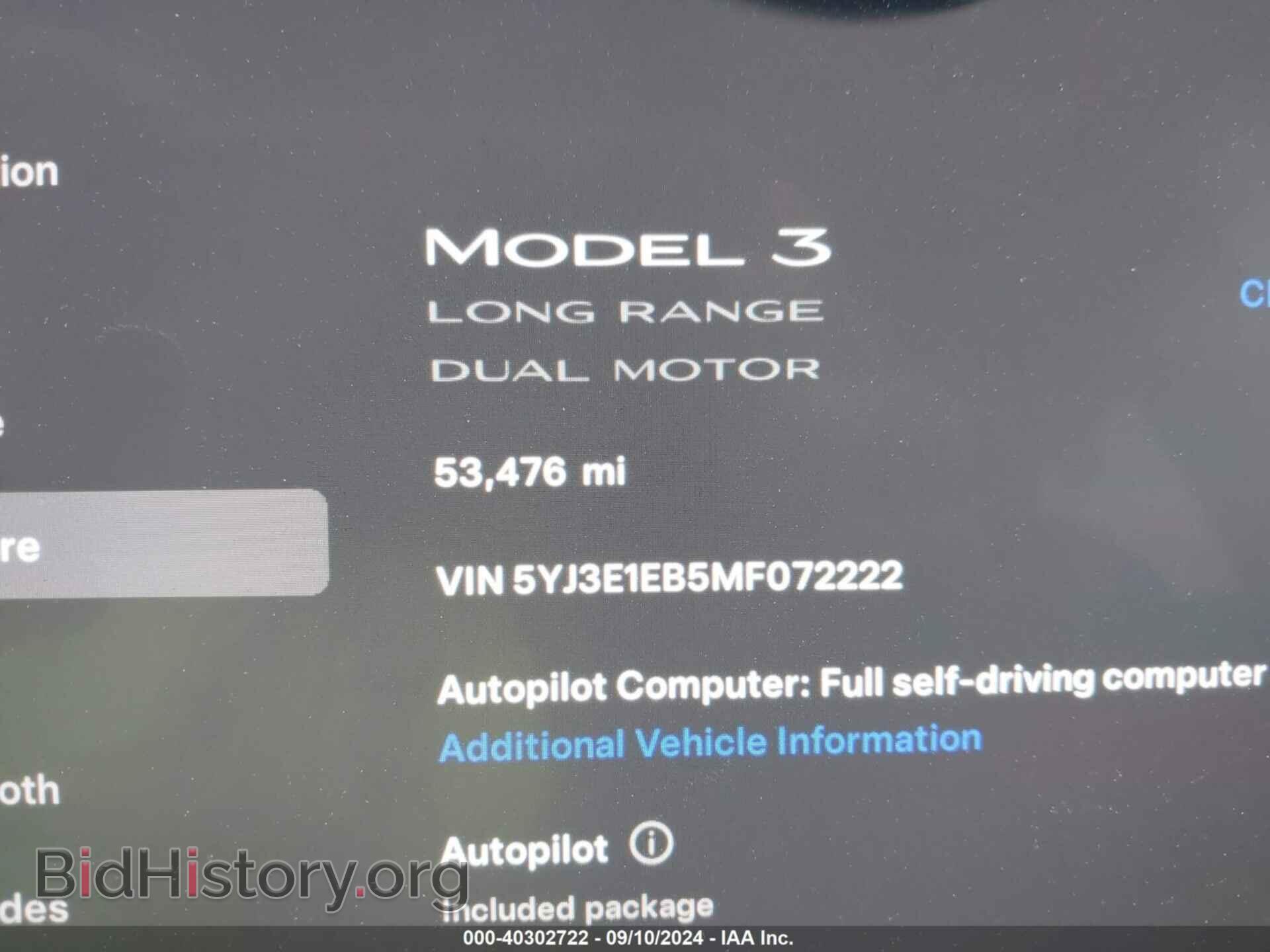 2021 TESLA MODEL 3 - VIN: 5YJ3E1EB5MF072222 - Фото 7