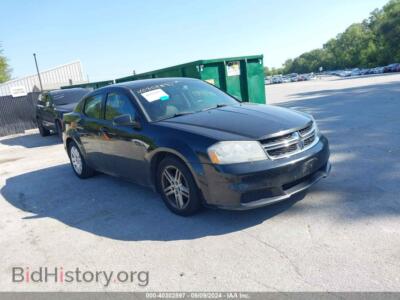 2014 Dodge AVENGER SE, черный — VIN 1C3CDZAB5EN147564, IAAI