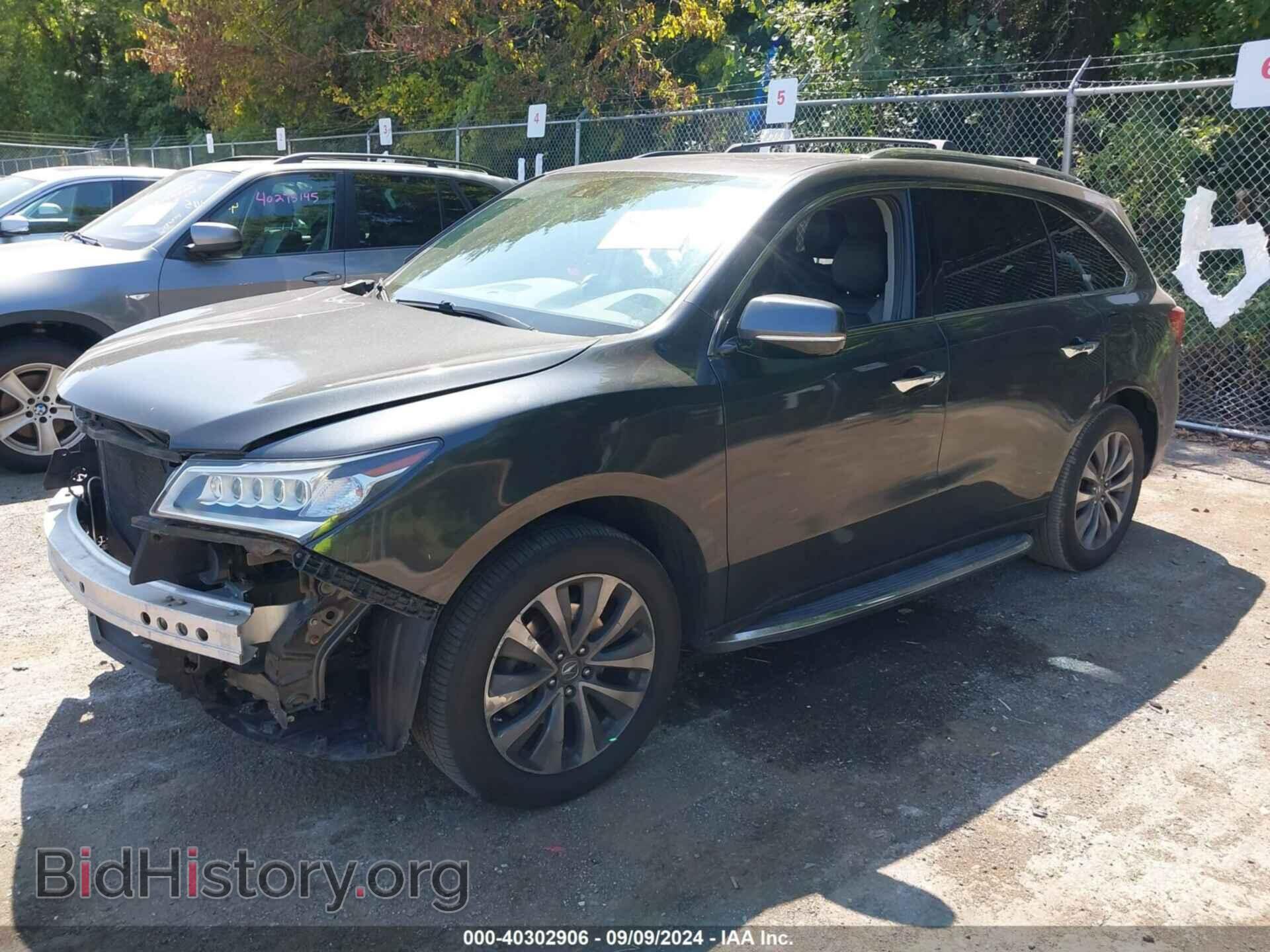 2014 ACURA MDX - VIN: 5FRYD4H45EB021391 - Фото 2