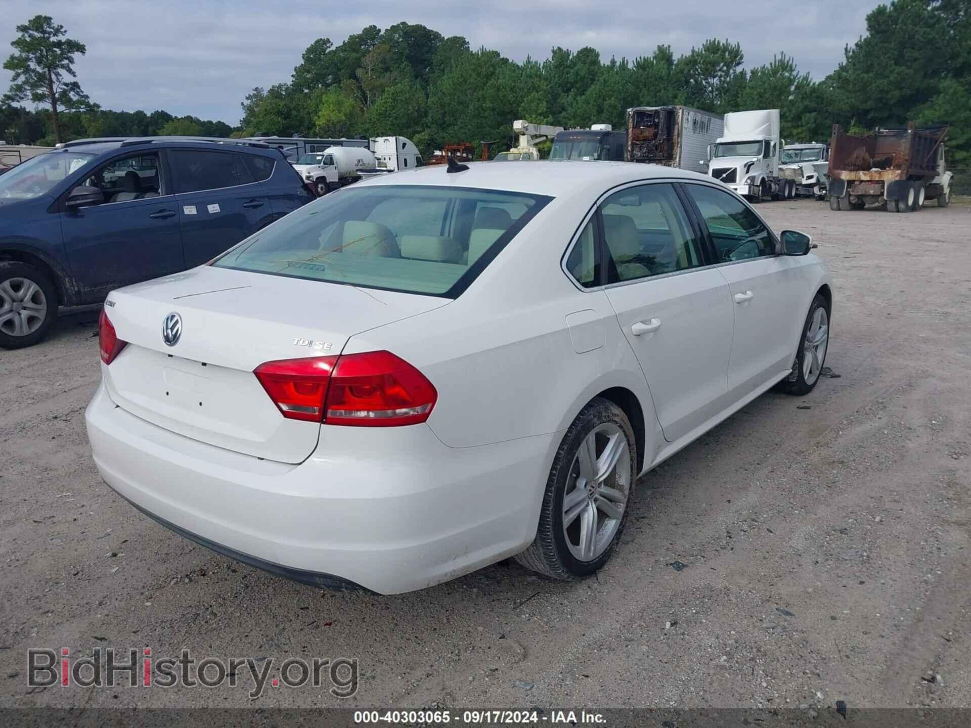 2014 VOLKSWAGEN PASSAT - VIN: 1VWBN7A36EC008537 - Фото 4